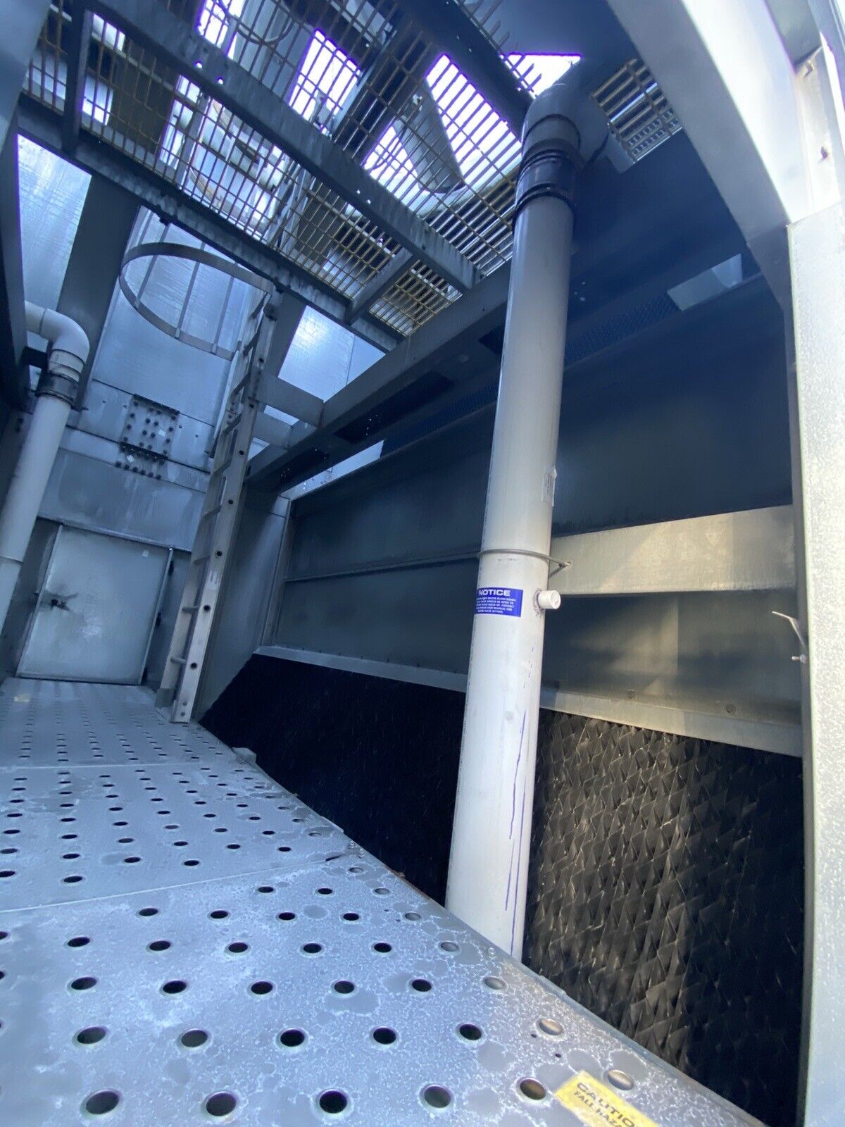 Marley MHF Fluid Cooler / Cooling Tower MHF7113 450 Ton MFD 2016 Used