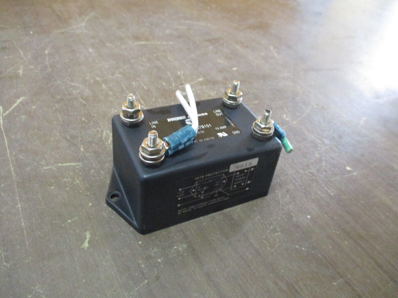 ProTek Devices Surge Suppressor 587B151 120V 50/60Hz 15A Used