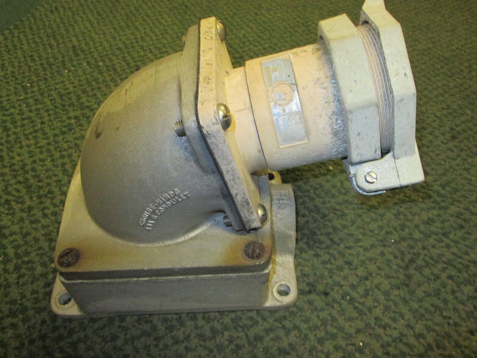 Crouse-Hinds Receptacle w/ Base NR 642 60A 3W 4P Used