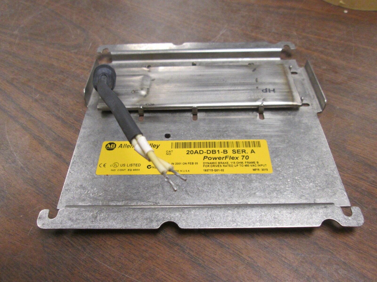 Allen-Bradley PowerFlex 70 DB Resister 20AD-DB1-B Ser A 115 OHM Frame B Used