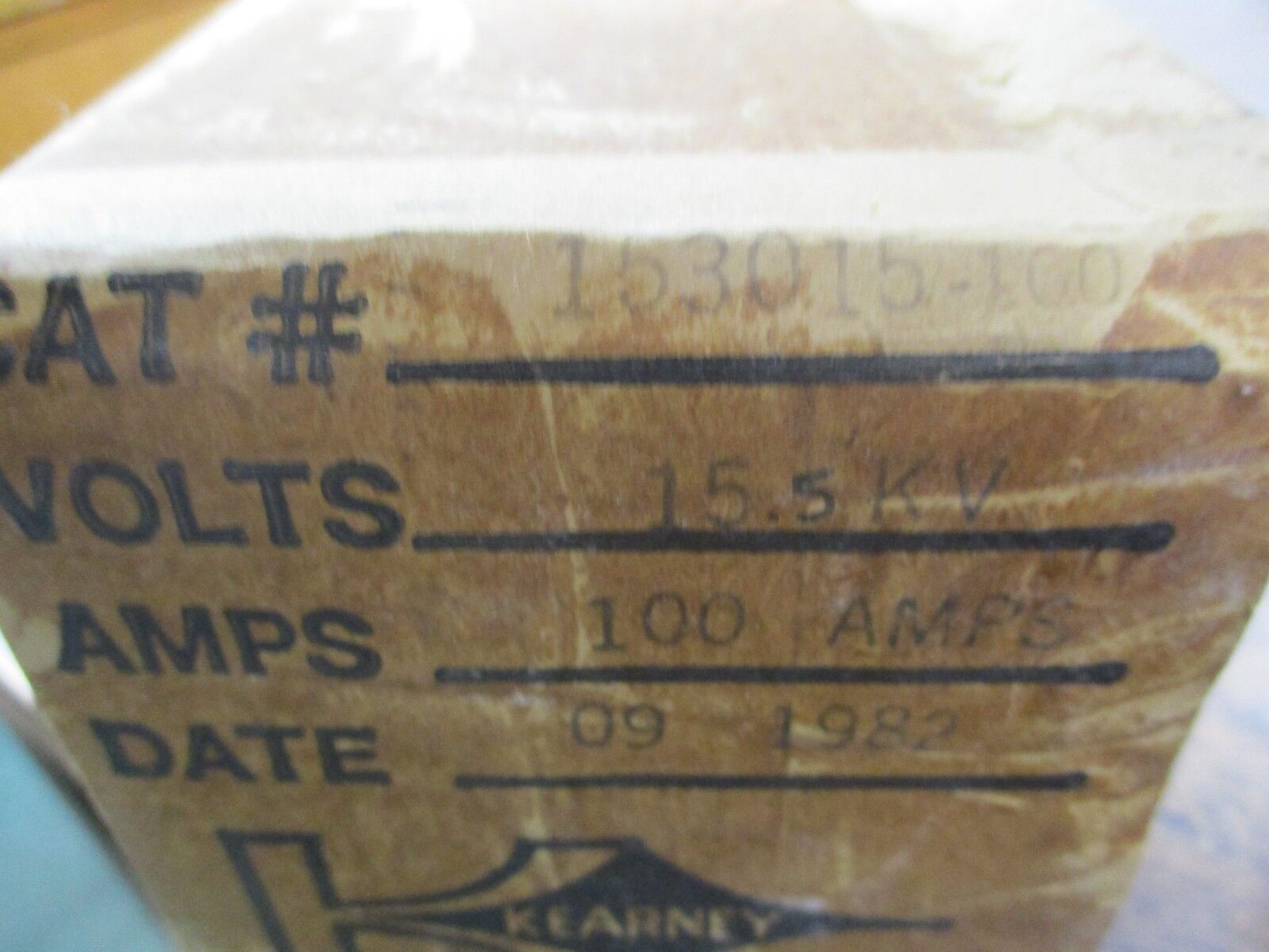 Kearney Type Q Fuse 153015-100 100A 15.5KV New Surplus