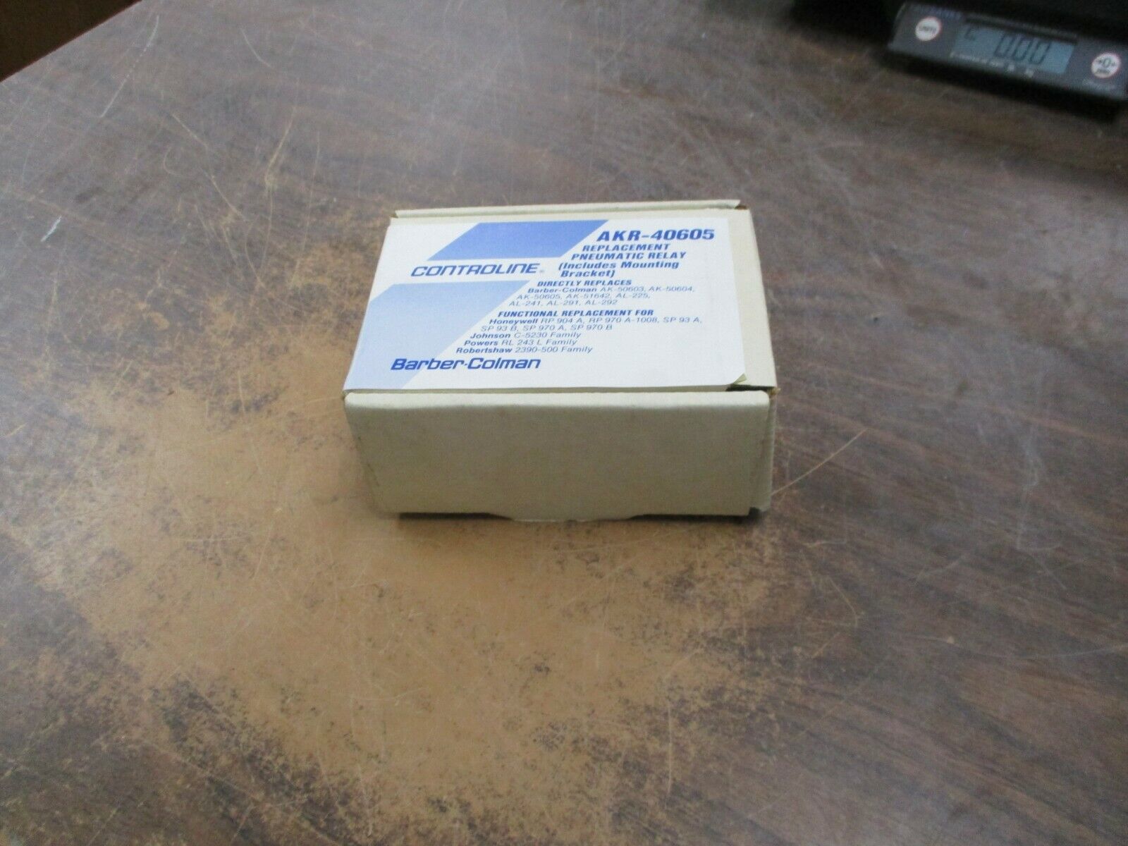 Barber-Colman Controline Pneumatic Relay AKR-40605 New Surplus