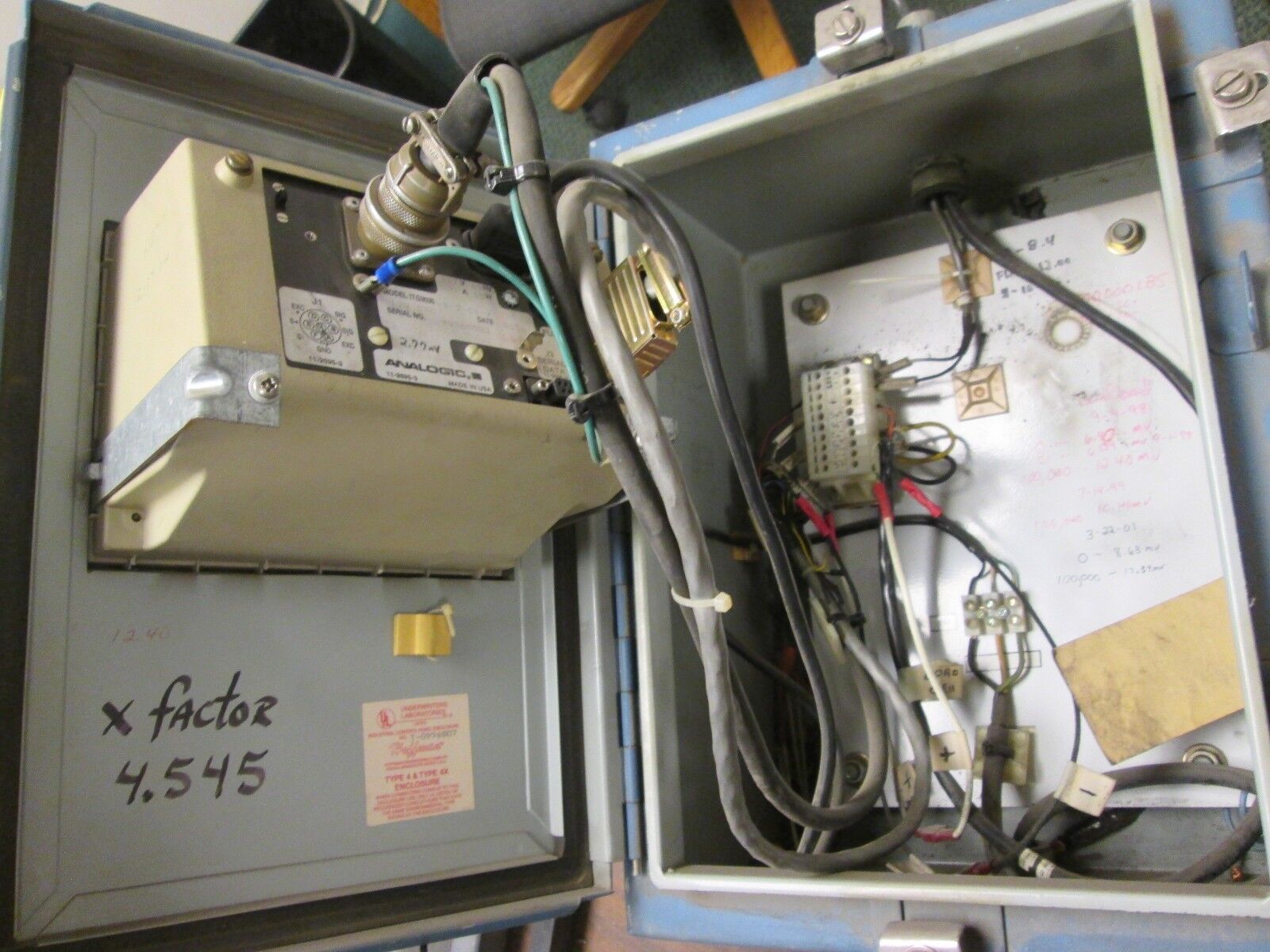 Analogic  Load Cell Digitizer  ITG3030-D-2-C1-X  w/ 4x Enclosure  Used