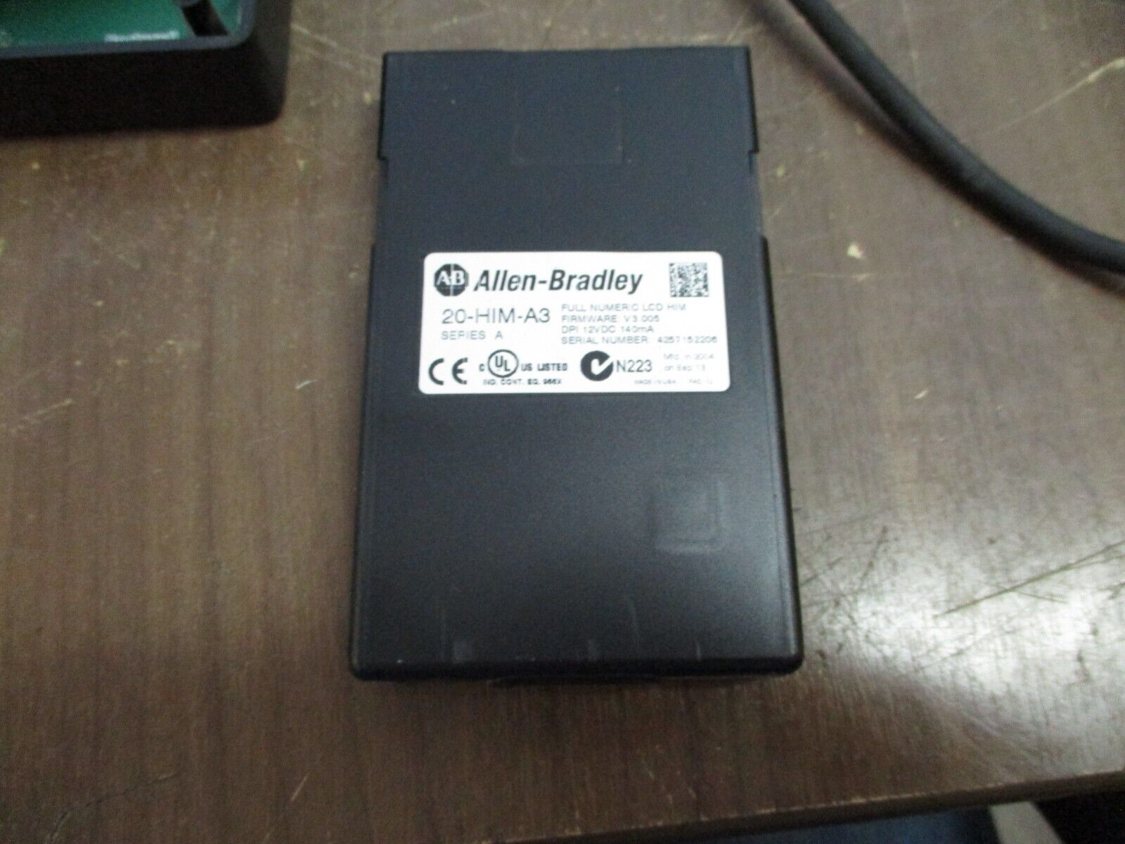 Allen-Bradley Keypad w/ External Mount 20-HIM-A3 Ser. A F/W: V3.005 Used