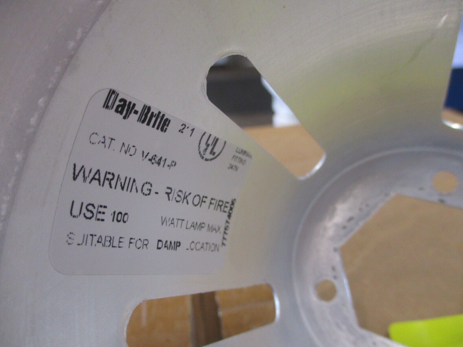 Phillips Day-Brite Reflector & Socket Kit V-641-P-BAL New Surplus