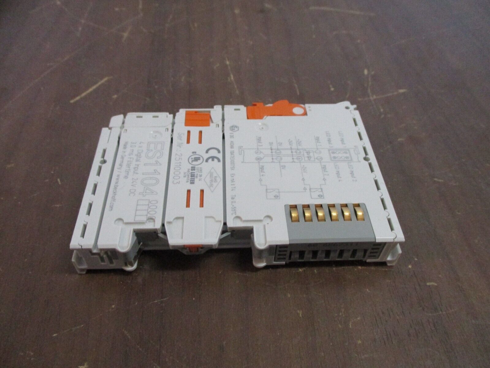 Beckhoff 4x Digital Input Module ES1104 24VDC 3.0ms Filtertime Used