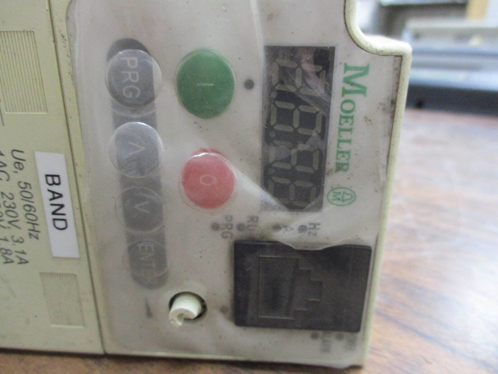 Moeller AC Drive DF51-322-025 0.25HP, *Broken Knob* Used