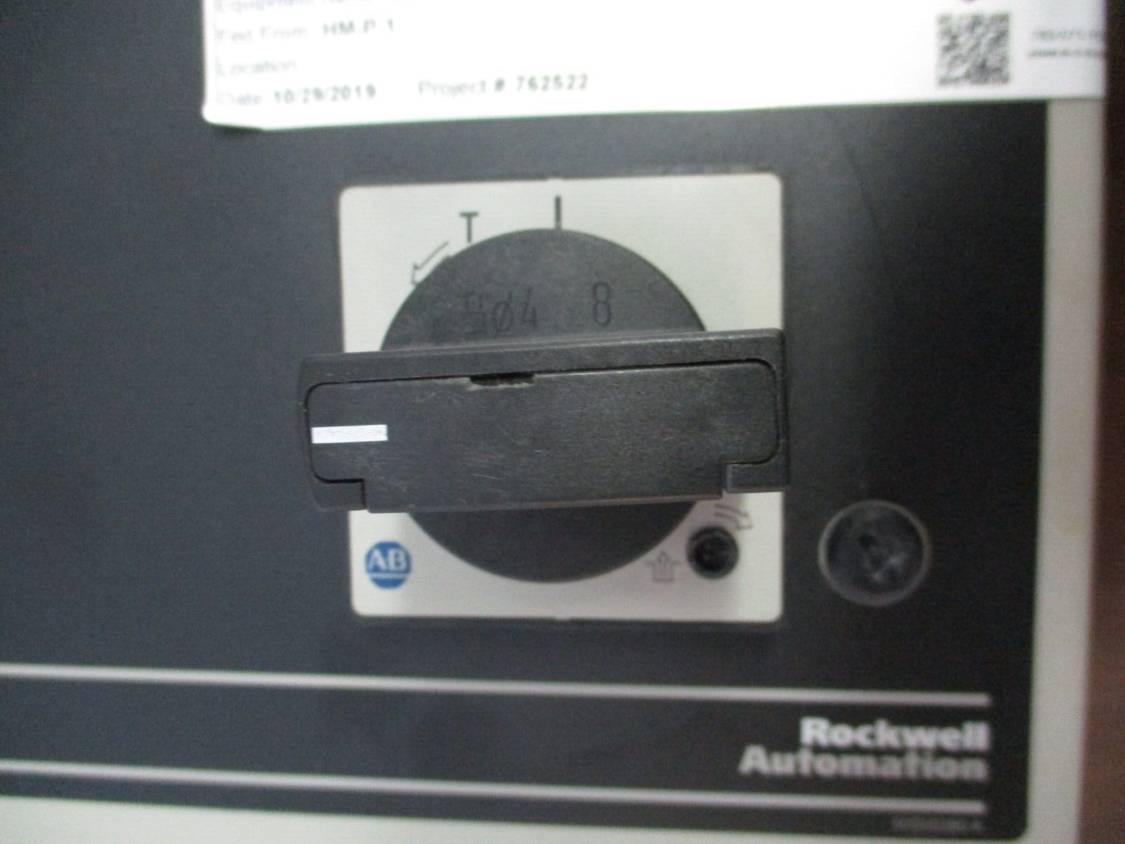 Rockwell Automation VTAC 9 AC Drive w/ Bypass 9VT-2541H0-D00 Ser. A 25HP 3Ph