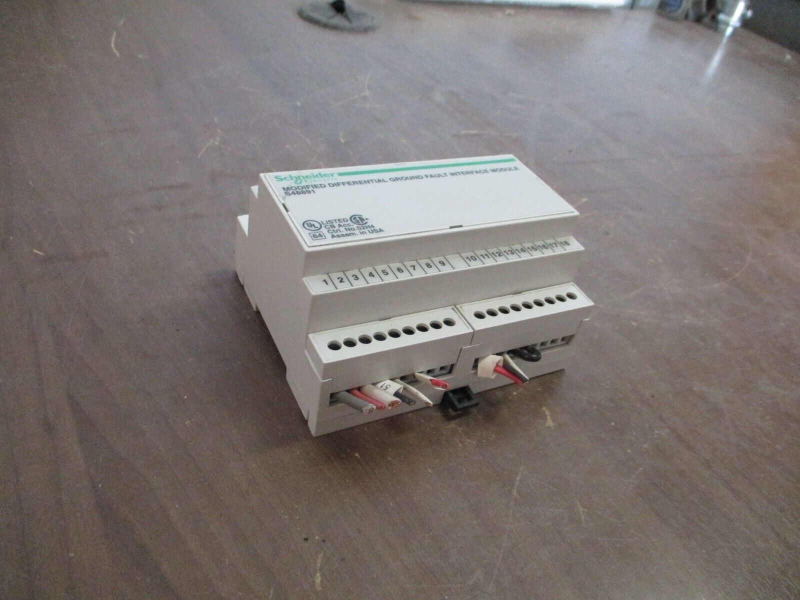 Schneider Electric Modified Differential Ground Fault Interface Module S48891