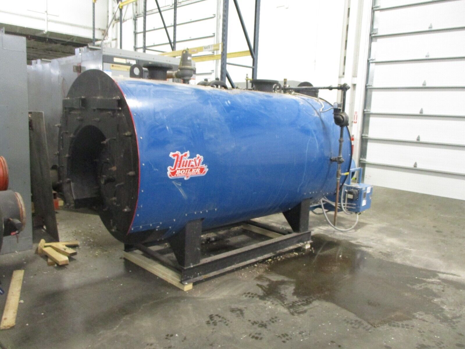 Hurst Series 500 Firetube Boiler 100HP 500 SQ FT Heating Surface MFD 2005 Used