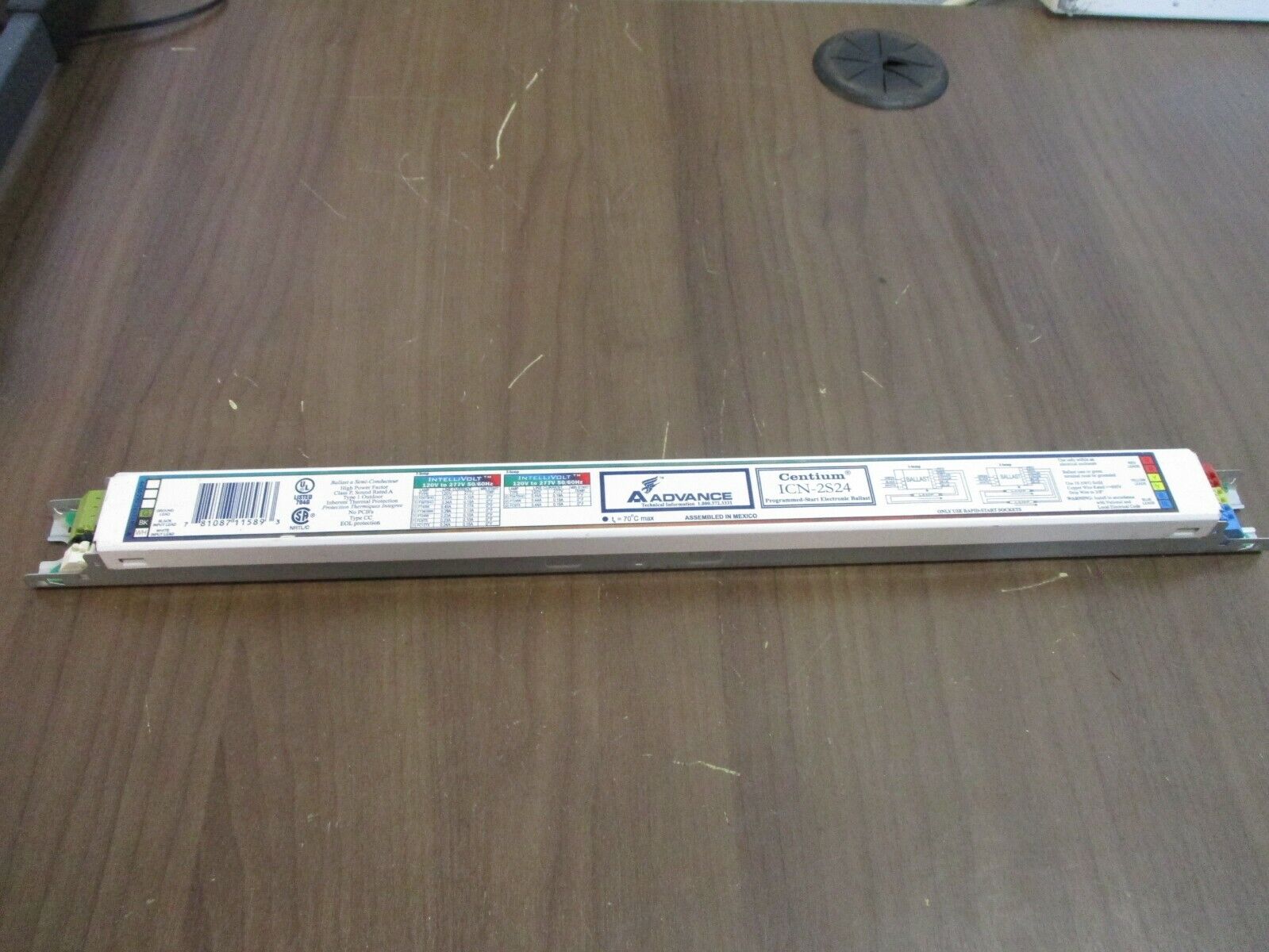 Advance Centium Electronic Ballast ICN-2S24 120-277V 50/60Hz Used
