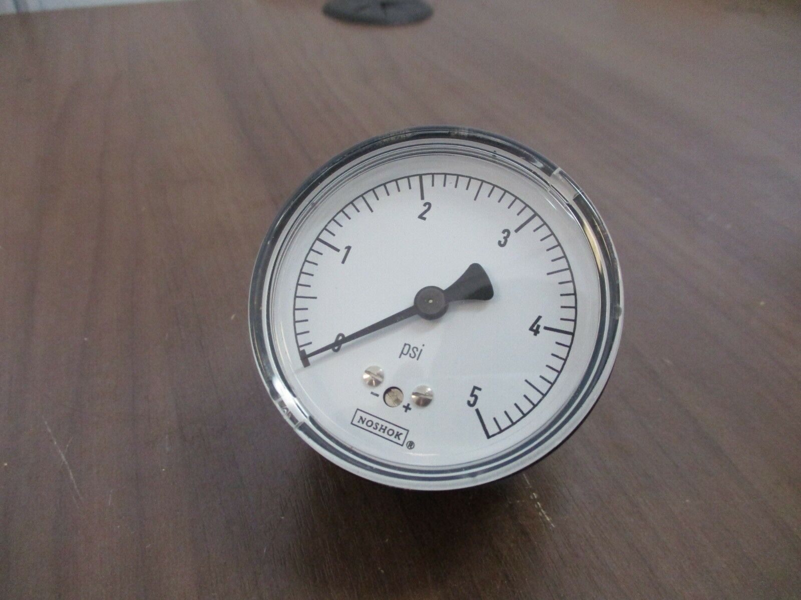 Noshok 2.5" Diaphragm Gauge 25-210-5-PSI 1/4" NPT Back Conn. New Surplus