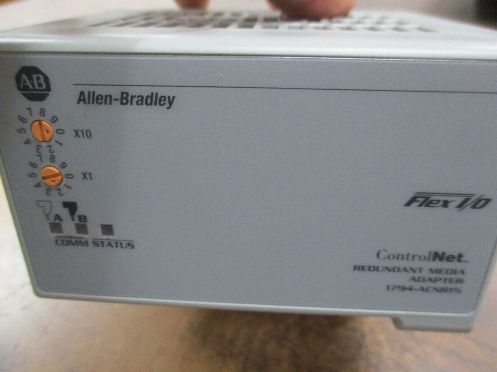Allen-Bradley Flex I/O ControlNet Redundant Media Adapter 1794-ACNR15 Ser D Used
