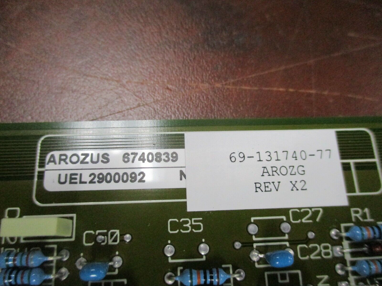 Merlin Gerin AROZUS / AROZG PCB 69-131740-77 Rev. X2 Used