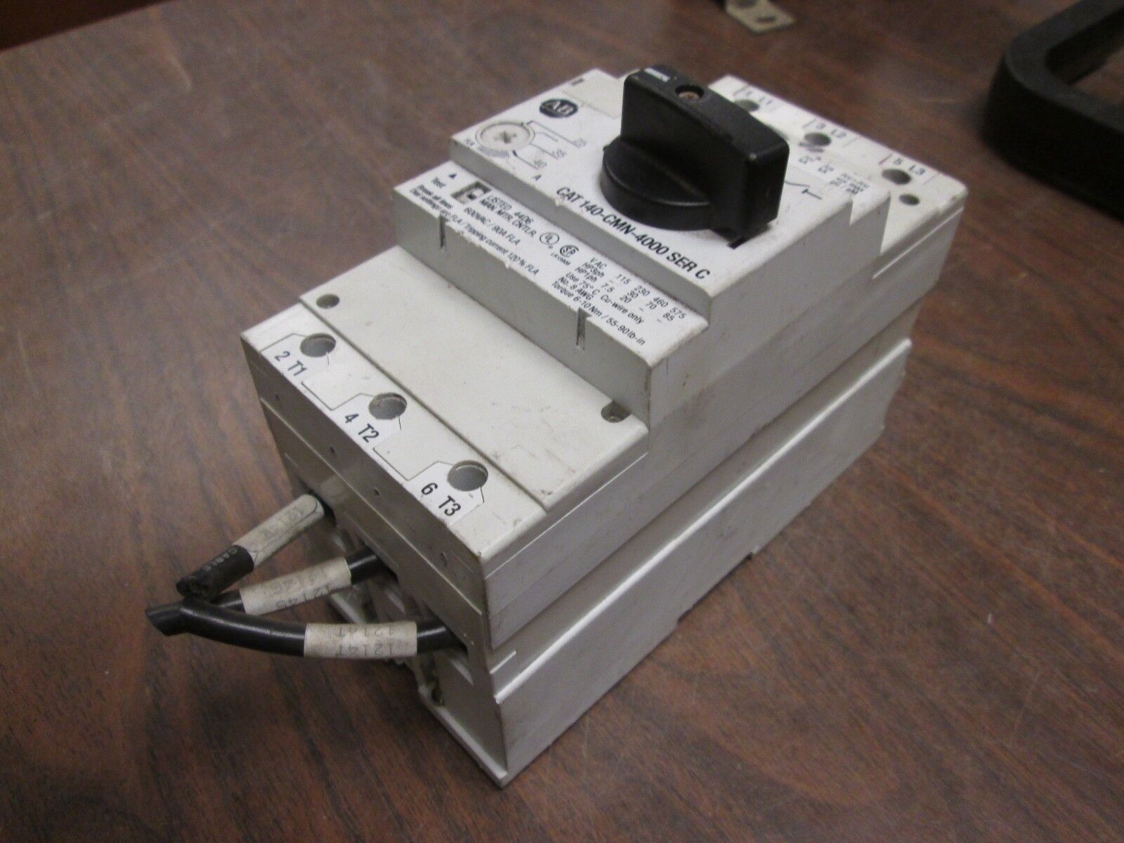 Allen-Bradley Manual Motor Controller 140-CMN-4000 Range: 25-40A 600V Used