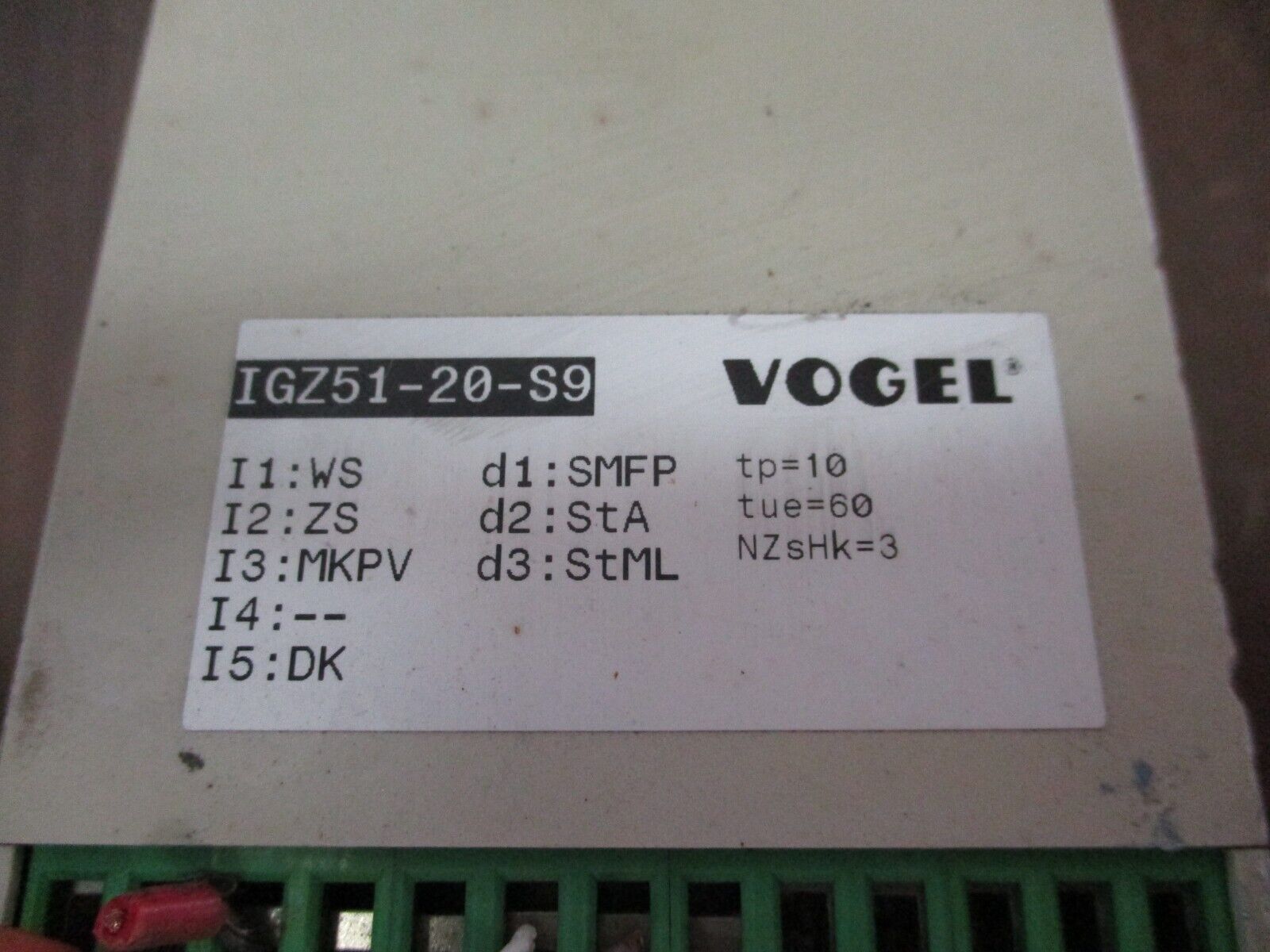 Vogel Universal Controller IGZ51-20-S9 *Scratched Screen* Used