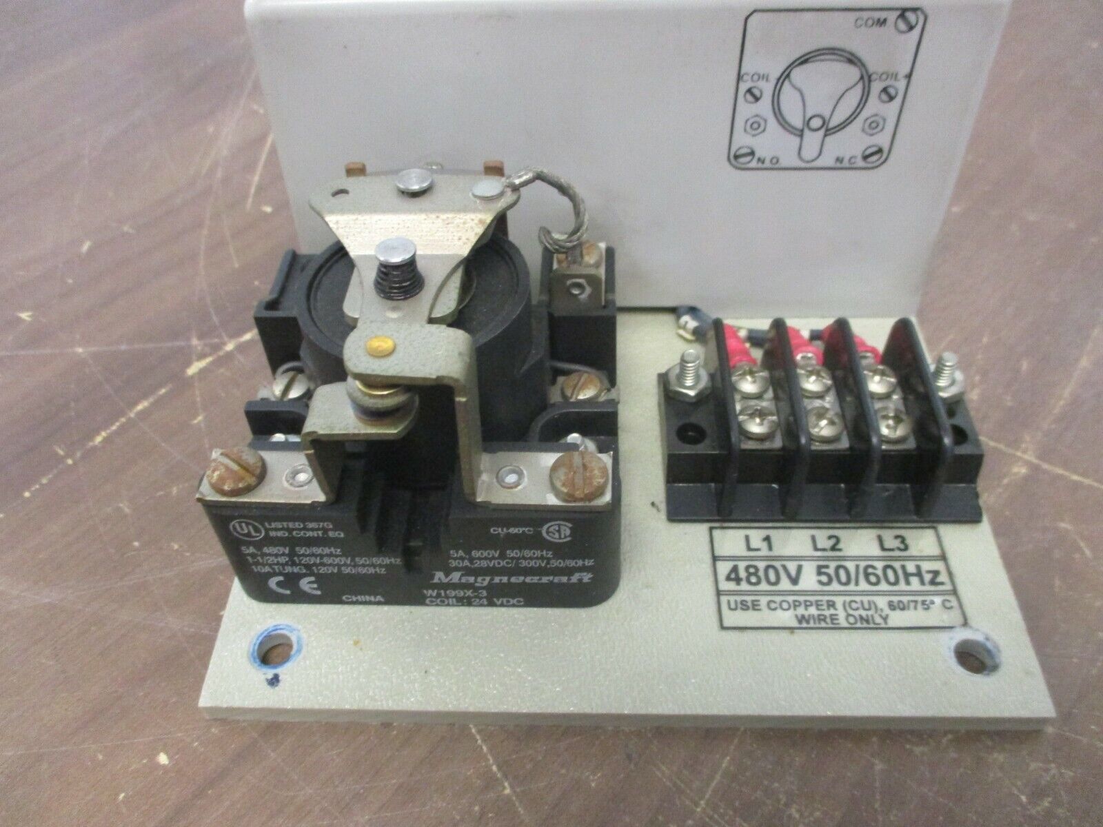 Time Mark 3 Phase Power Monitor 2501-480 Delay: 1-10 sec Used