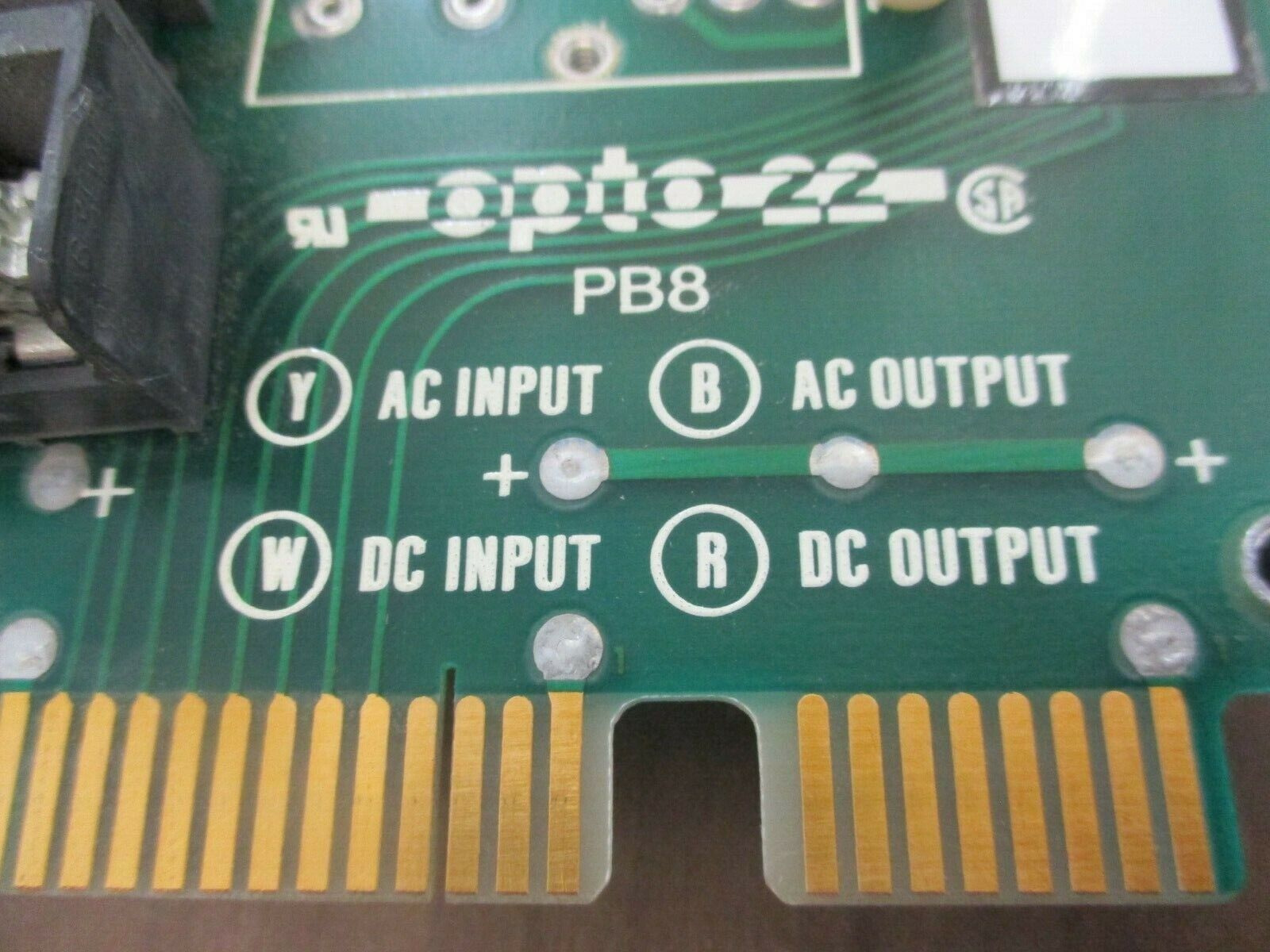 Opto 22 I/O Relay Board PB8 w/ (2) OAC5A Modules Used