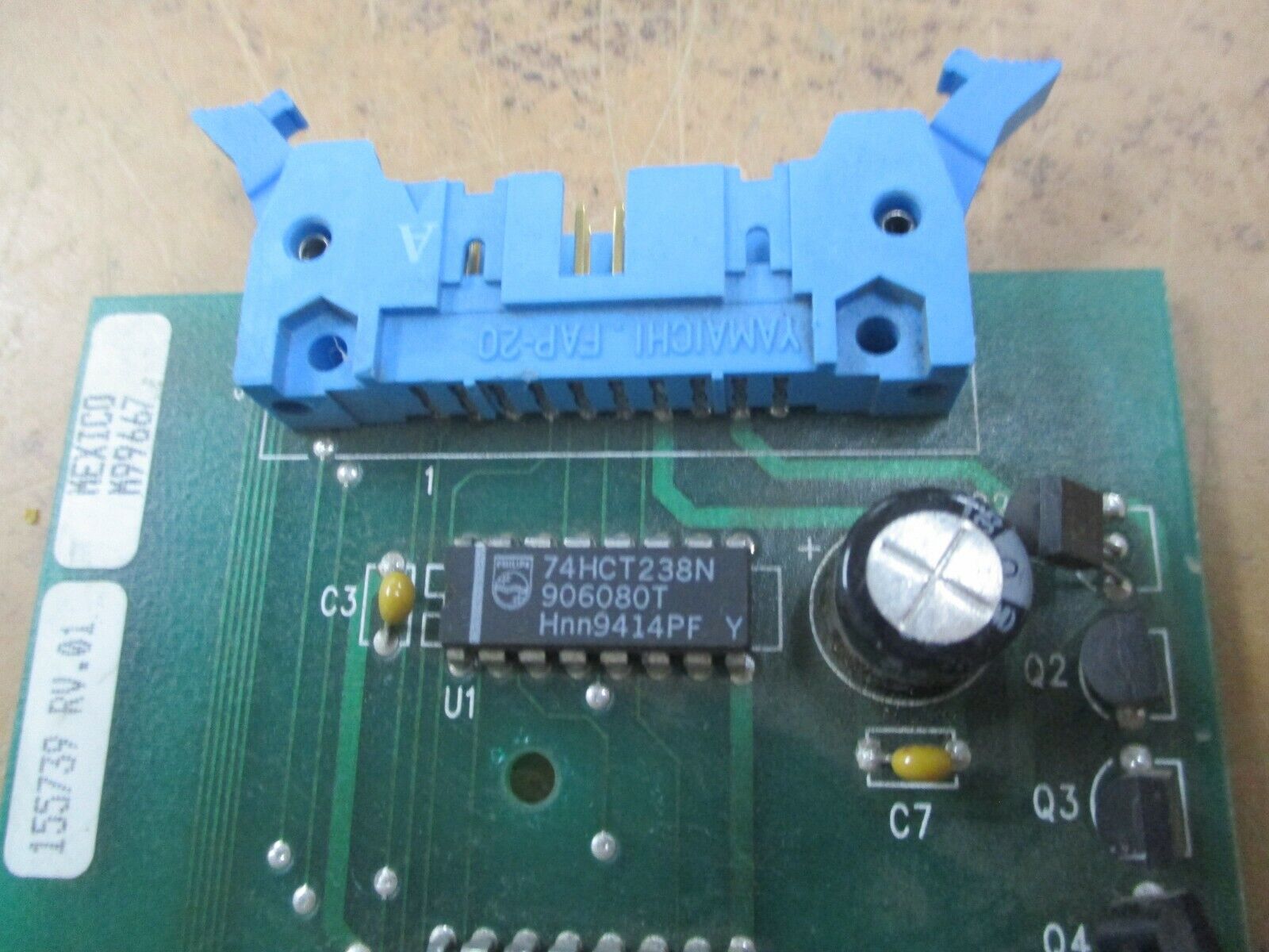 Allen-Bradley Display Driver Board 155739 Rev. 01 Used