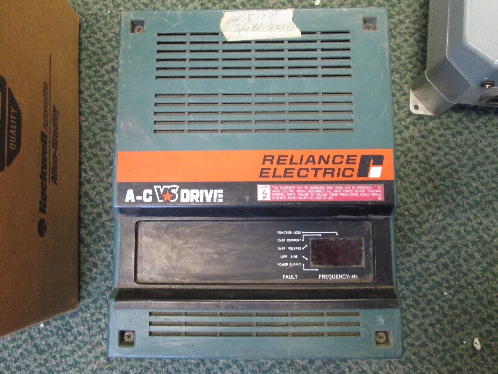Reliance AC Drive 1AC2175 3/4HP Used