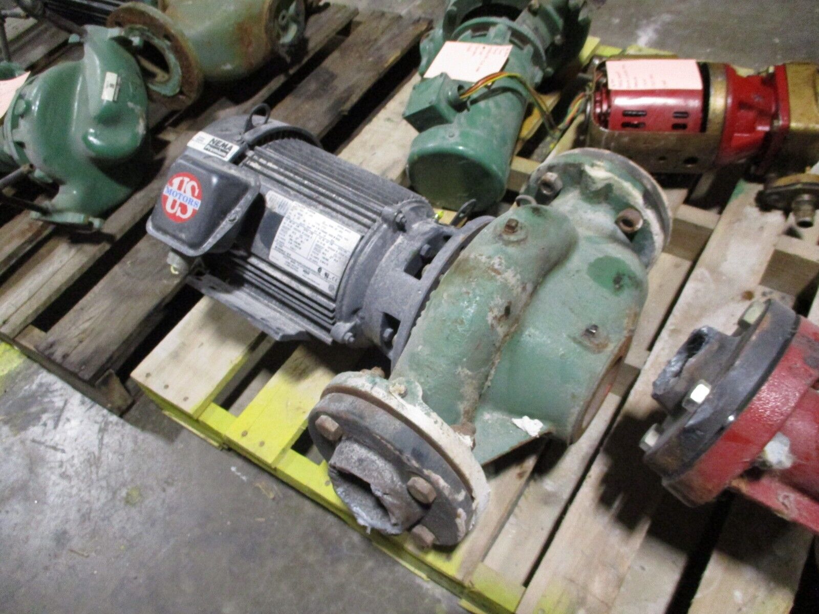 Taco Pump VI3007 3HP 1750RPM 6GPM 40Ft Head Used