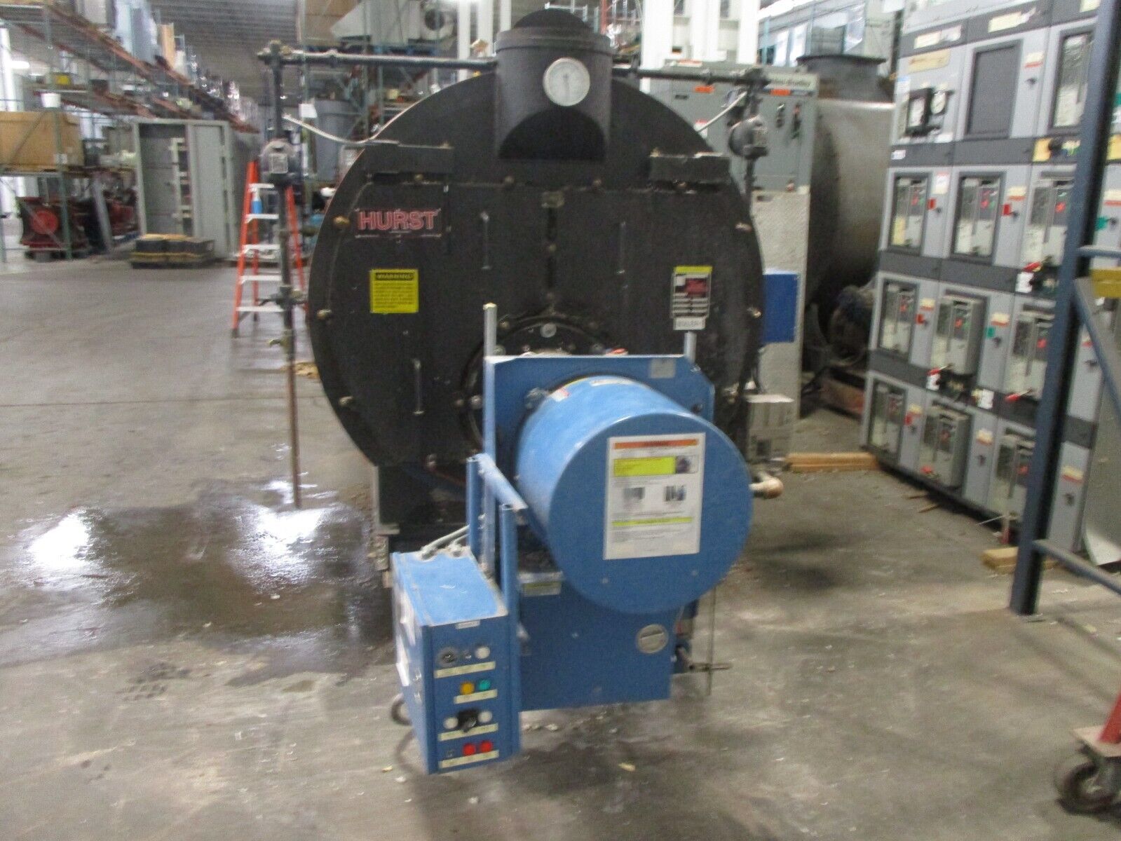 Hurst Series 500 Firetube Boiler 100HP 500 SQ FT Heating Surface MFD 2005 Used