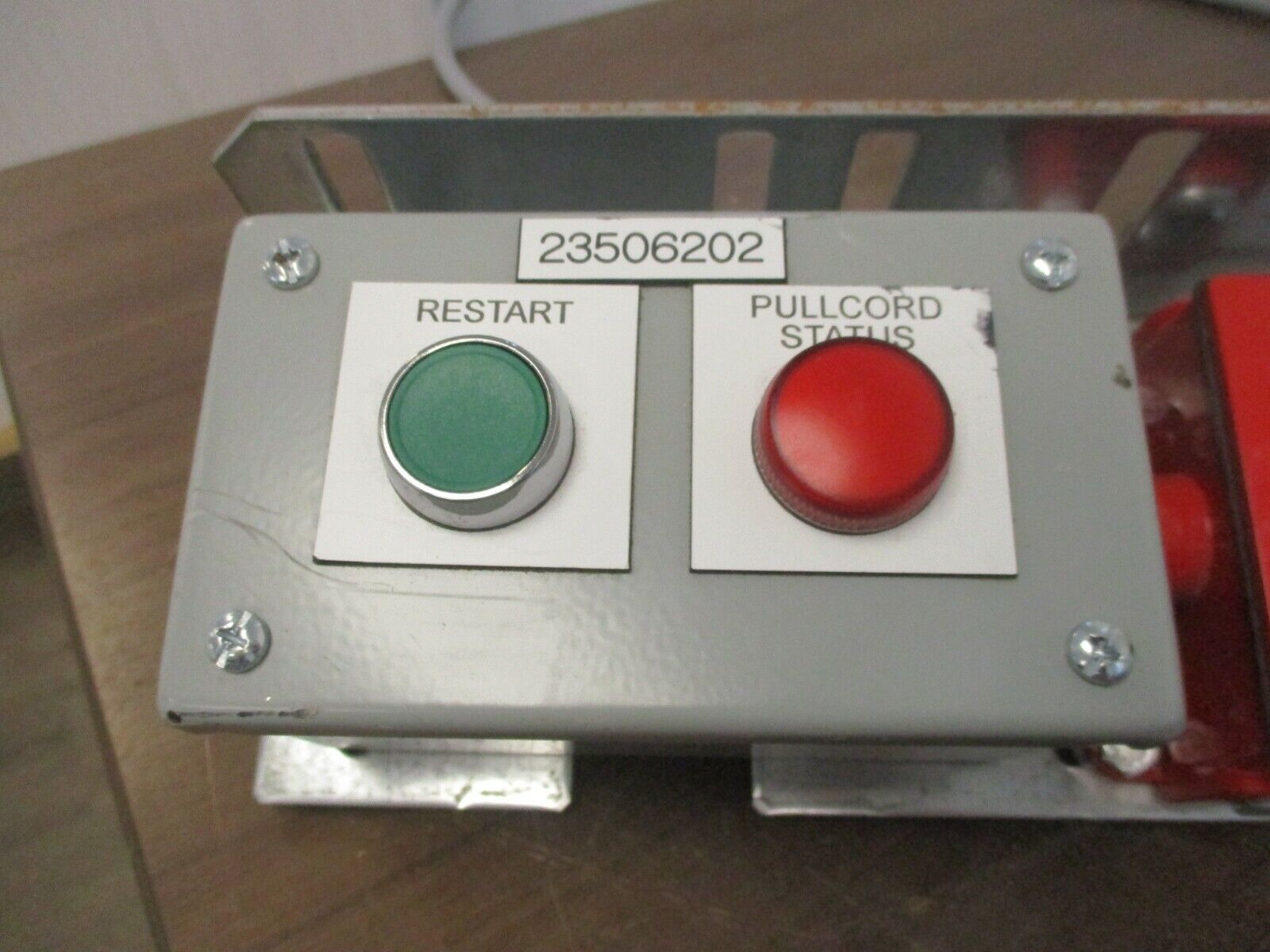 Honeywell Micro Switch Cable-Pull Switch 1CPSA2-F03 w/ Mounting Plate Used