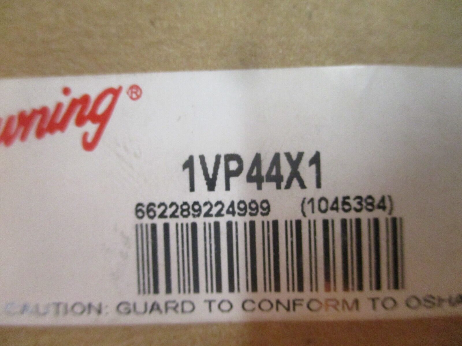 Browning Sheave 1VP44X1 New Surplus