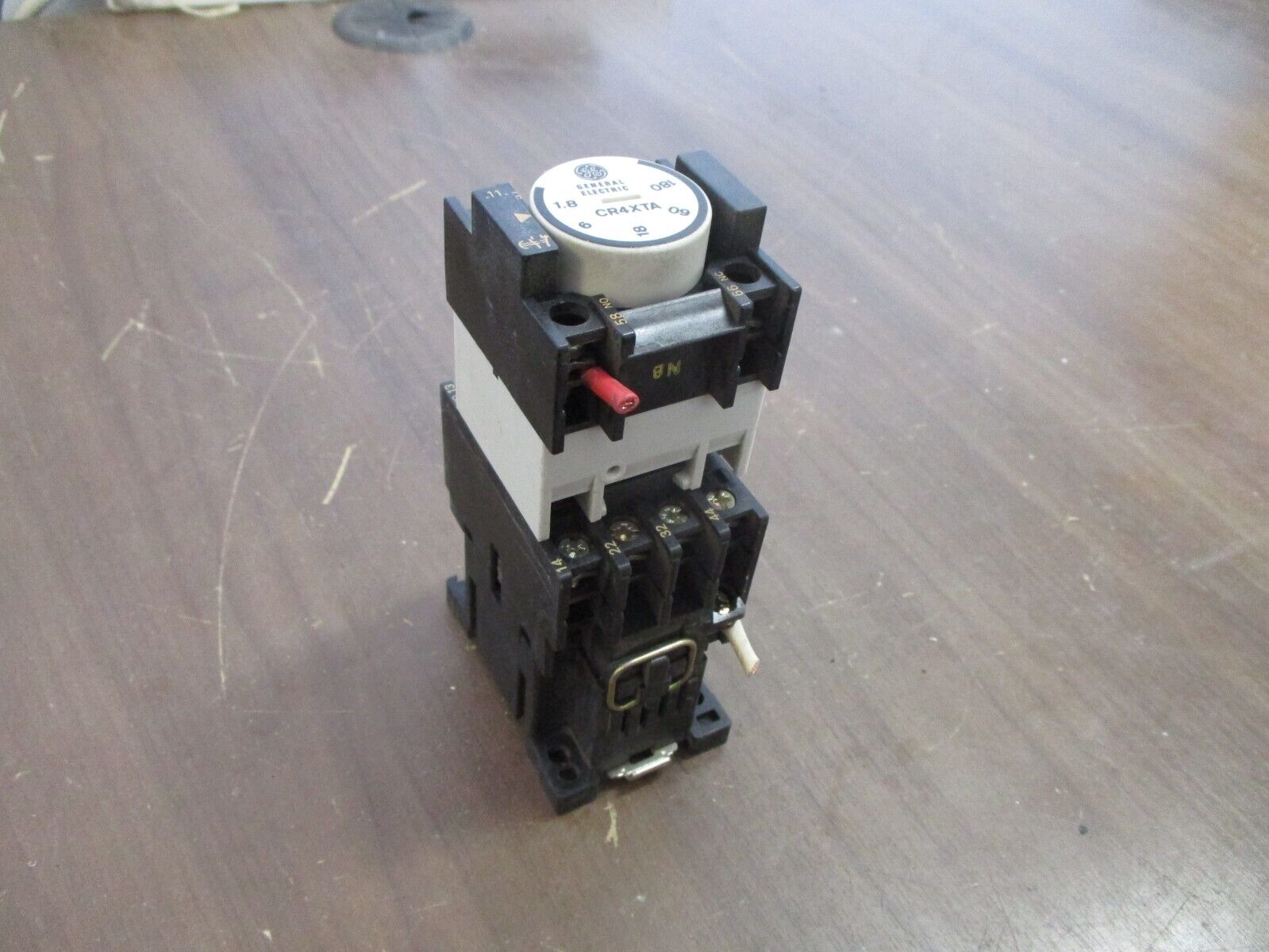 GE Pneumatic Timer CR4XTA / CR4RA 120V Coil Used