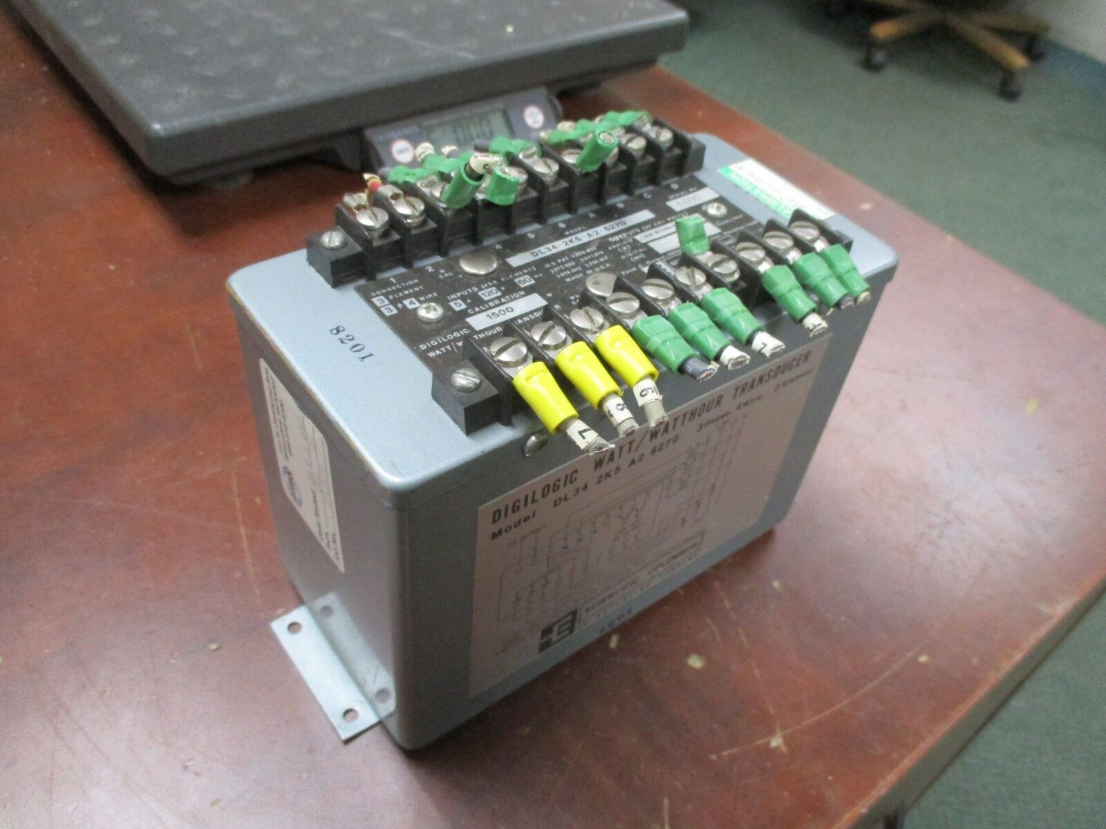 Scientific Columbus Digilogic Watt/Watthour Transducer DL34-2K5-A2-6270 3Ph 4W