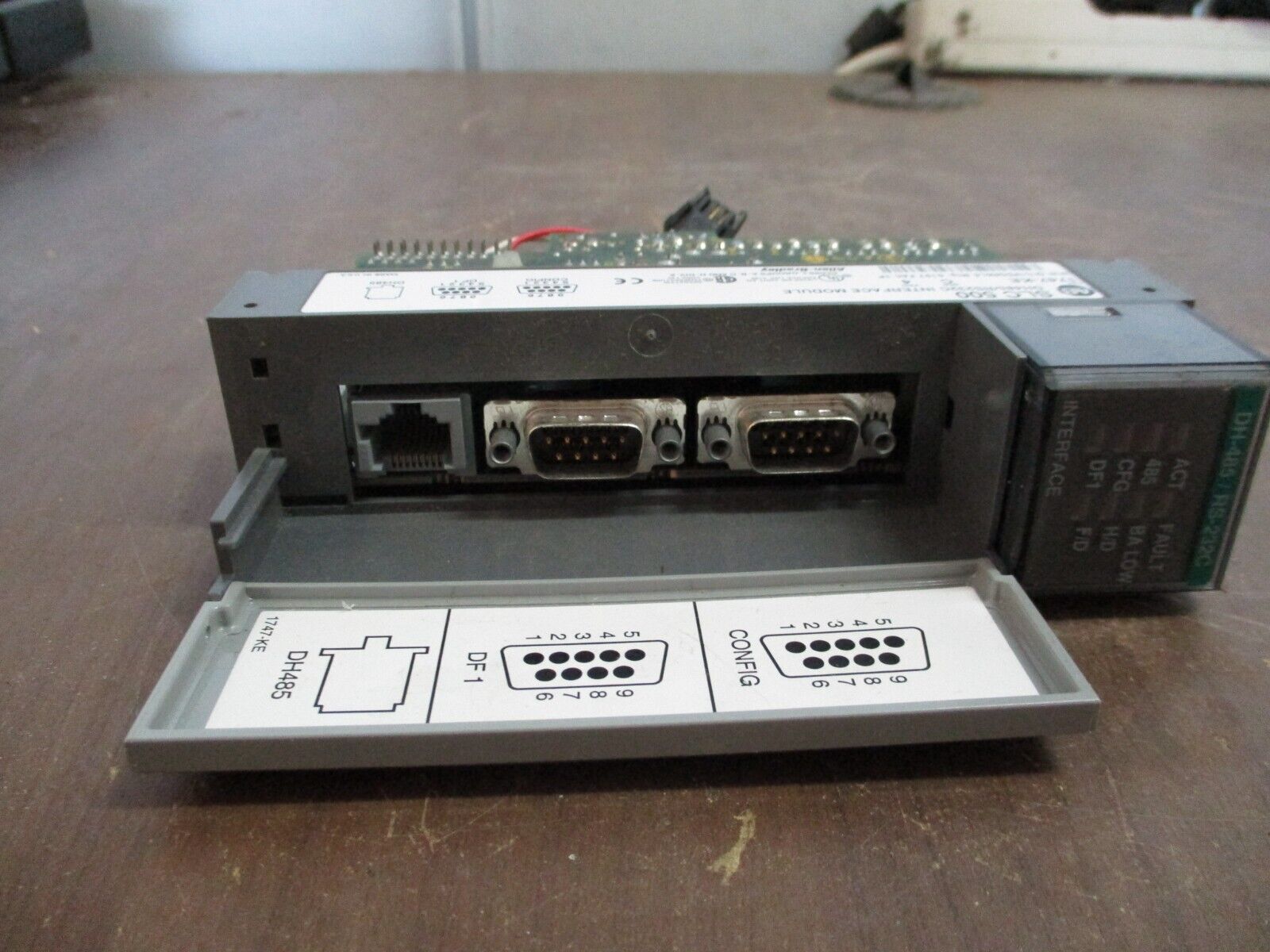 Allen-Bradley SLC 500 DH485 / RS232C Interface Module 1747-KE Ser. C FRN: 4 Used