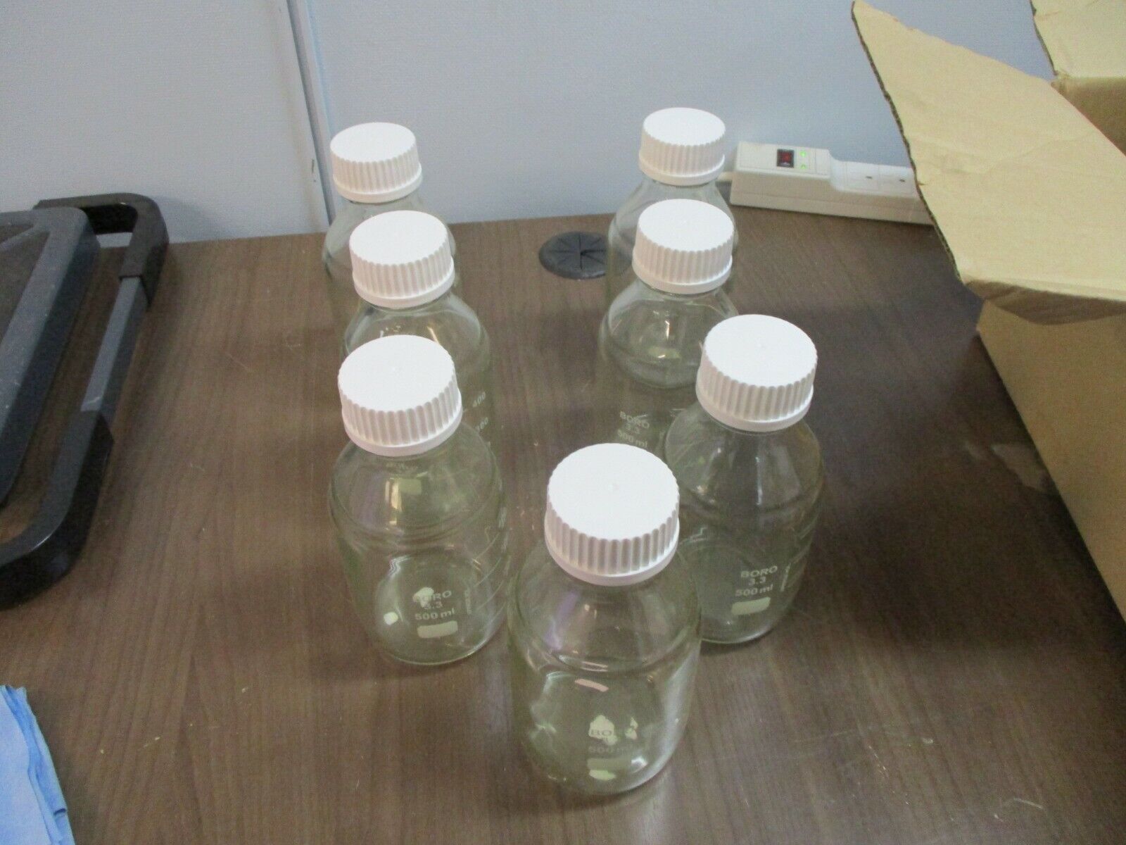 Wheaton Safety Coated Media Bottle 219939 500ml *Box of 7* New Surplus