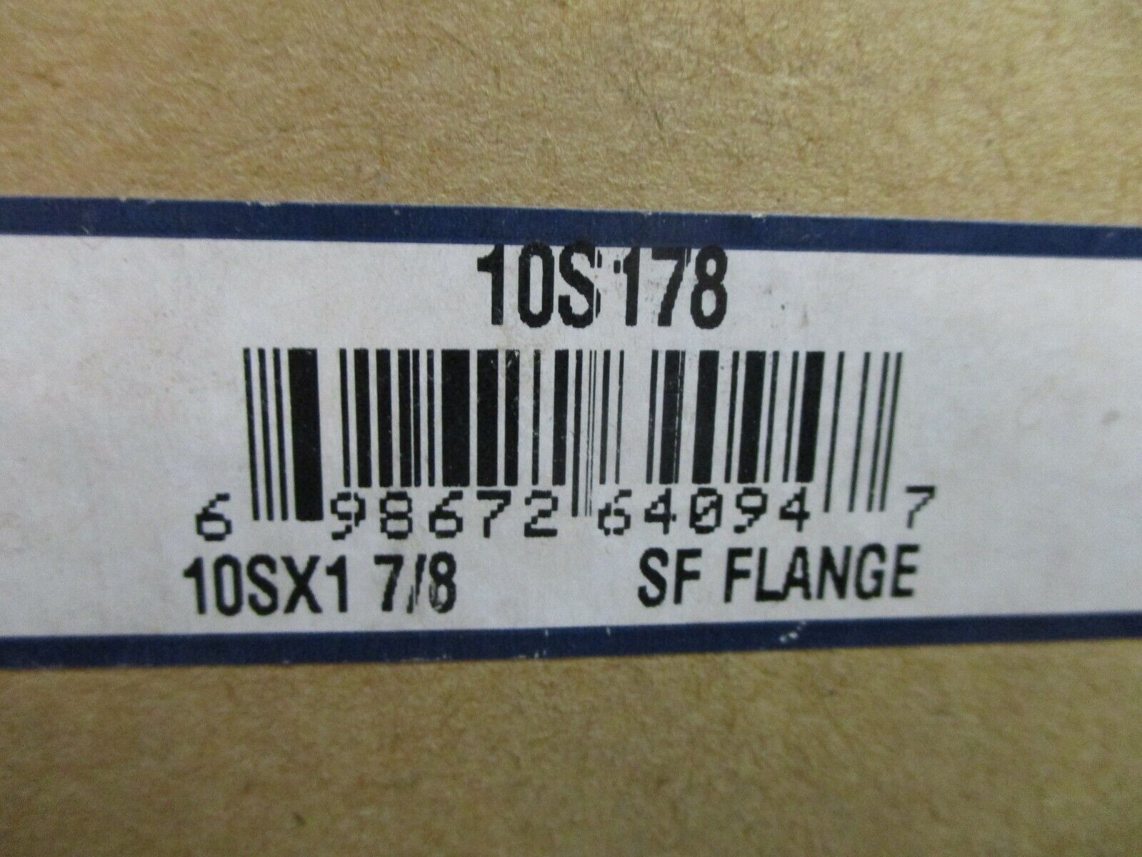 TB Woods 10SX17/8 SF Flange 10S178 New Surplus
