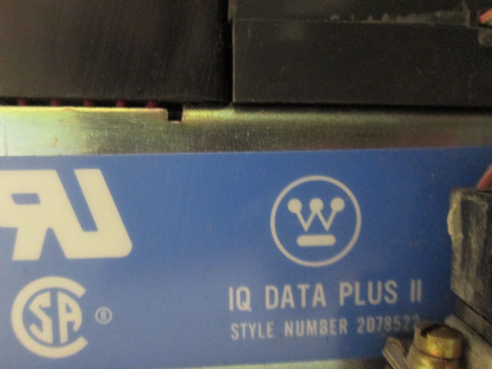 Westinghouse IQ Data Plus II Module 2D78522 w/ 9966D75G01 3-Phase Power Supply