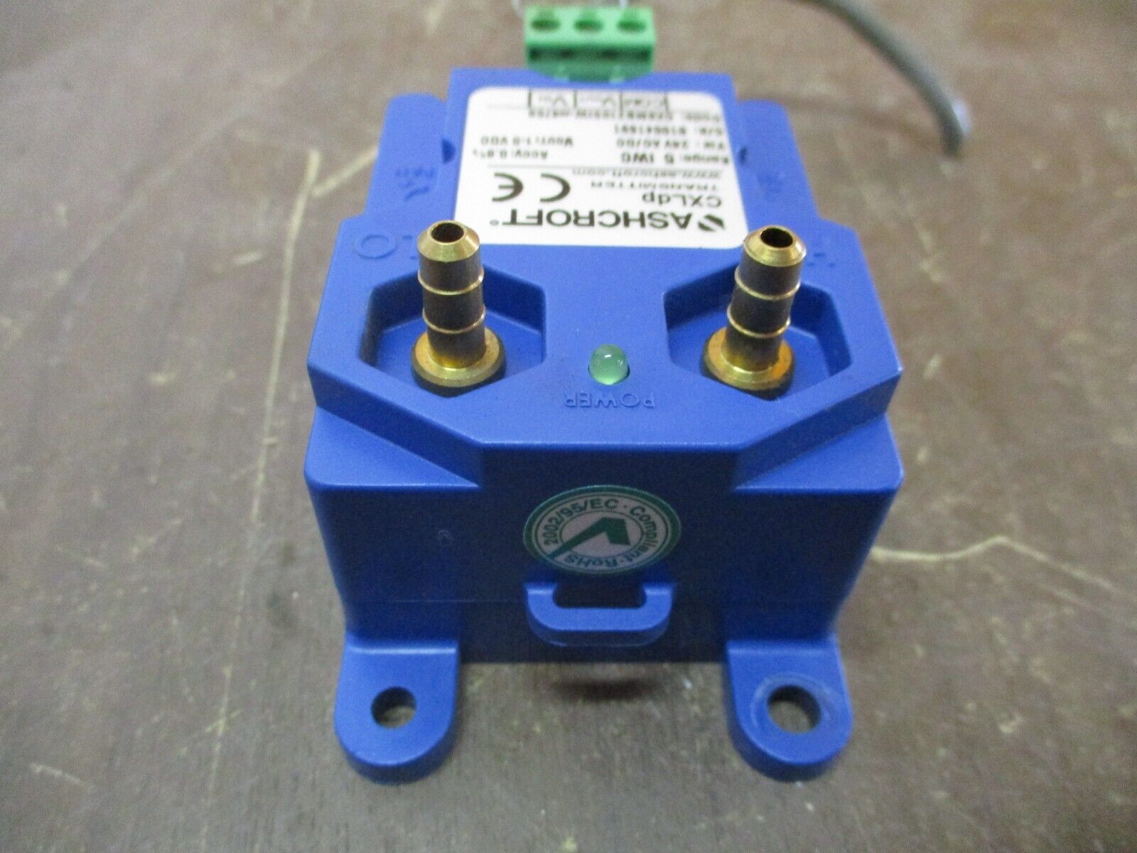 Ashcroft Differential Pressure Transmitter CXLdp Range: IWC Input: 24VAC/DC Used