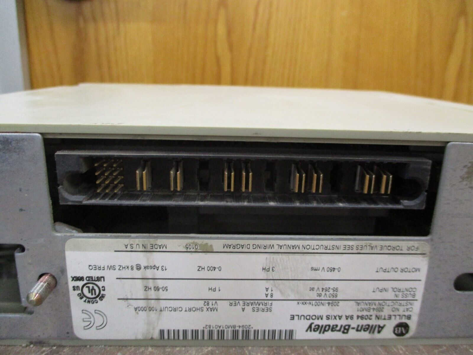 Allen-Bradley Kinetix 6000 Axis Module 2094-BM01 Ser. A F/W Ver. V1.82 Used