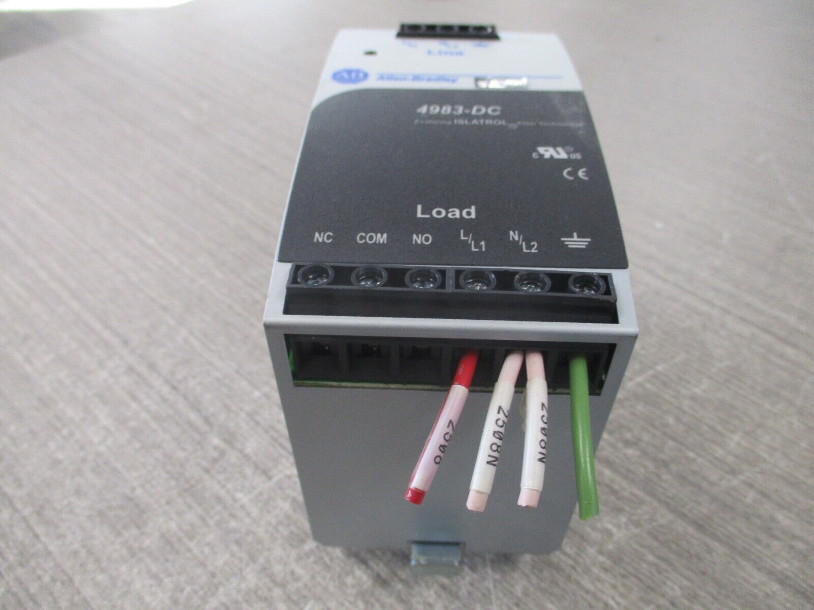 Allen-Bradley Islatrol Filter/Surge Protector 4983-DC120-10 Ser. A 120VAC Used