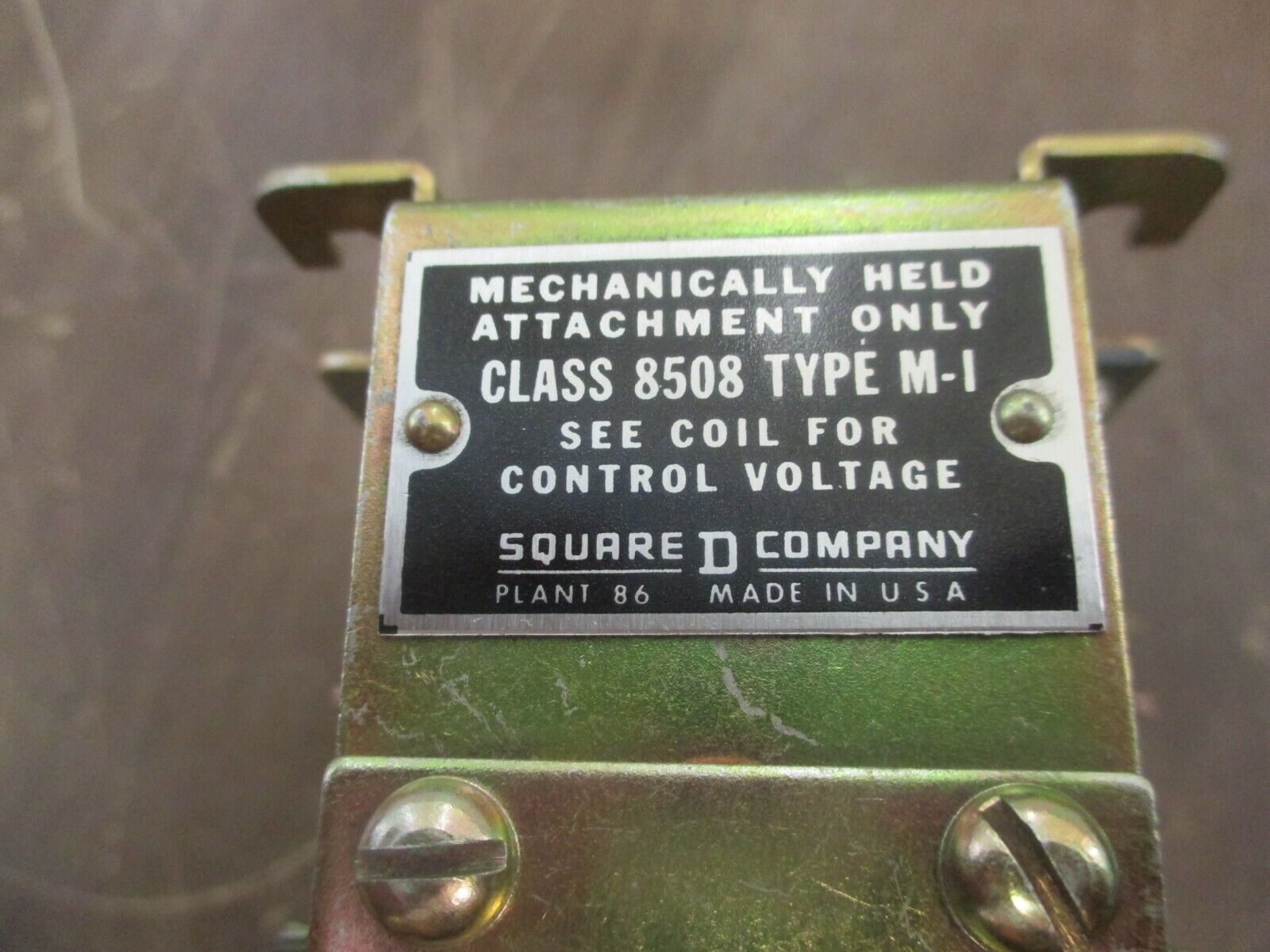 Square D AC Control Relay 8508 D0-22 Ser. A 120V Coil Used