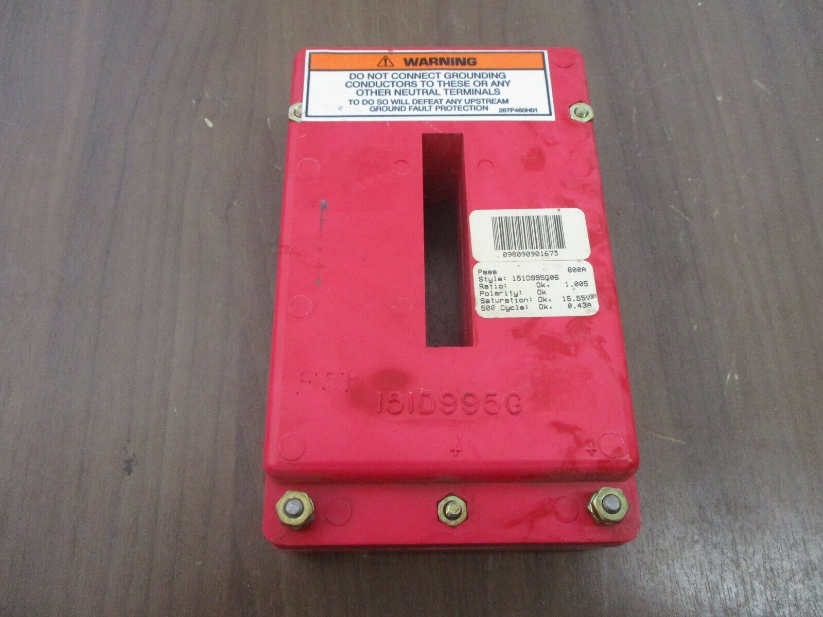 Westinghouse Current Sensor 151D995G06 600A Used
