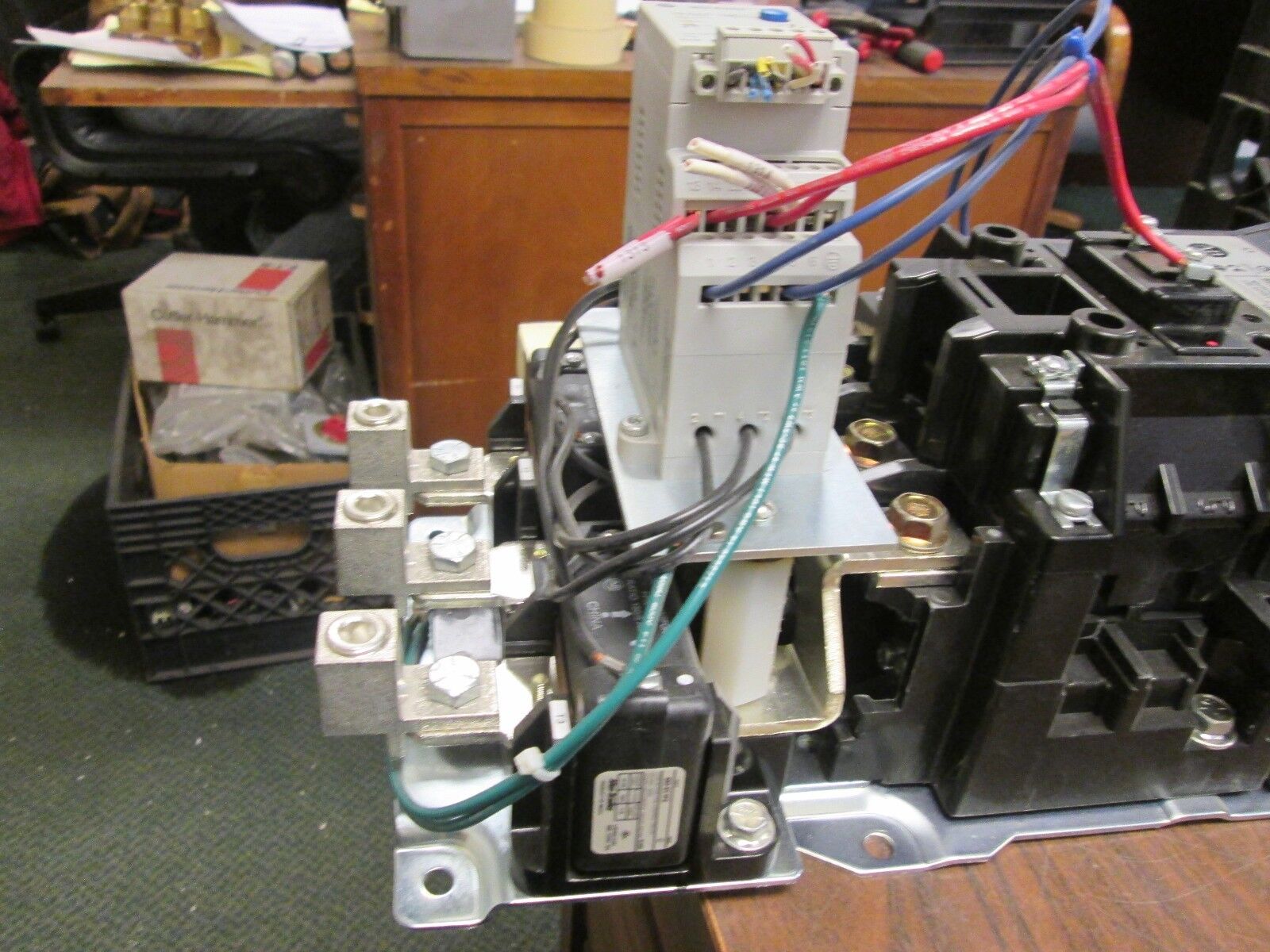 Allen-Bradley Size 4 Starter 509-EOD w/ PN-16156 Overload 135A 600V Used