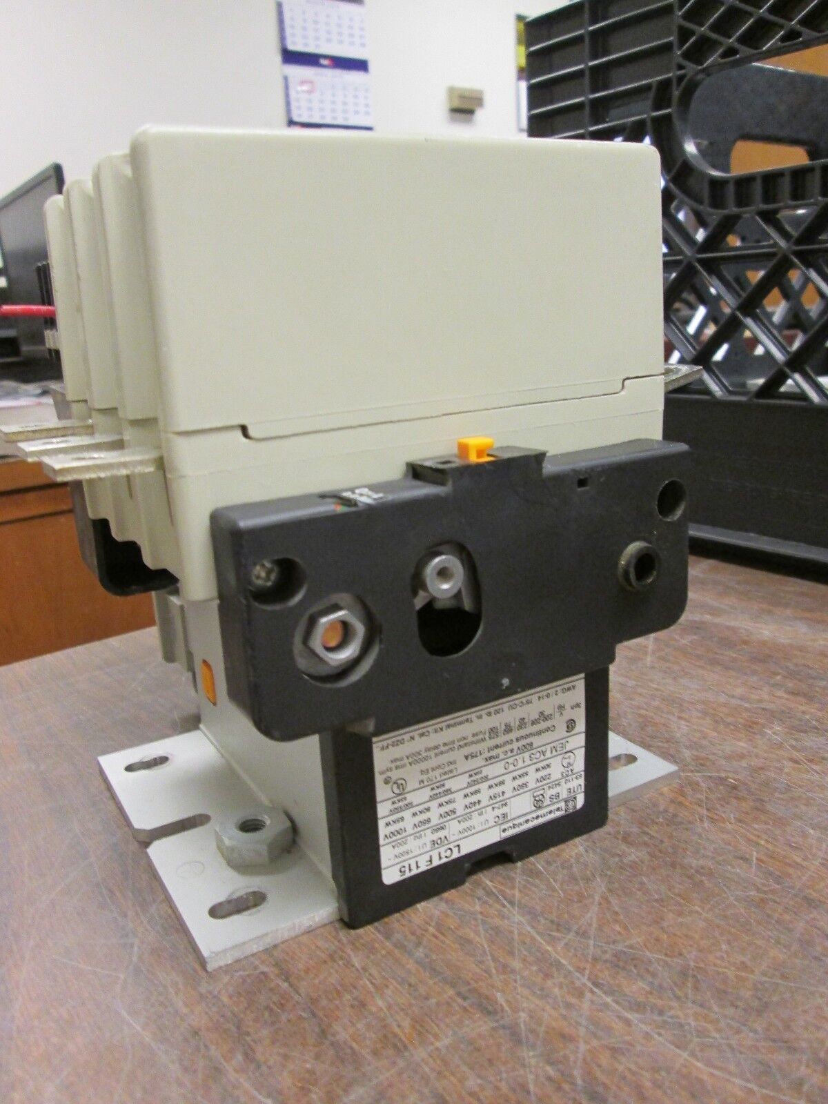 Telemecanique Contactor LC1F115 Size 3 40HP @ 230V 75HP @ 60V 120V Coil Used