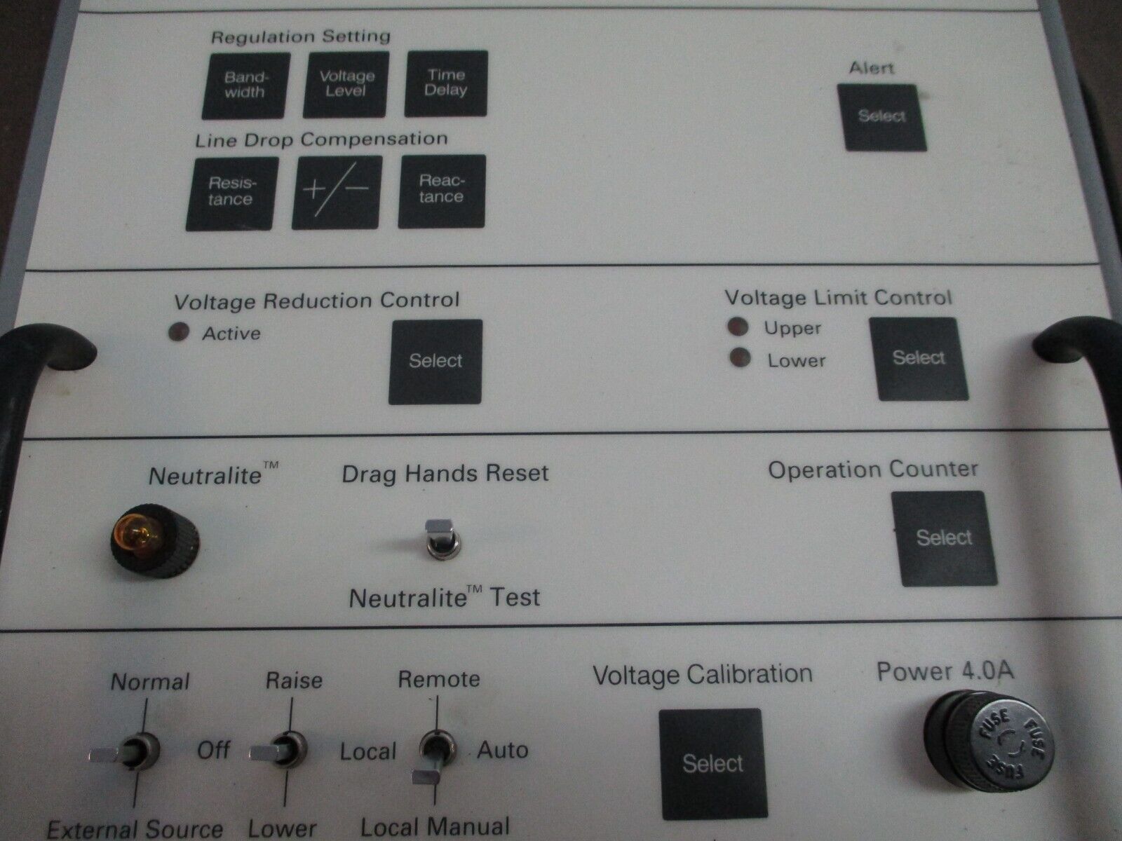 Siemens Accu/Stat MJ-X Voltage Regulator Control Panel S-62002 Used