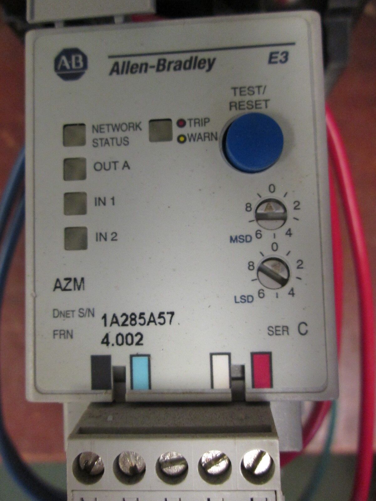 Allen-Bradley Starter 509-COD Size 2 115-120V Coil Overload: 592-CE1CC Used