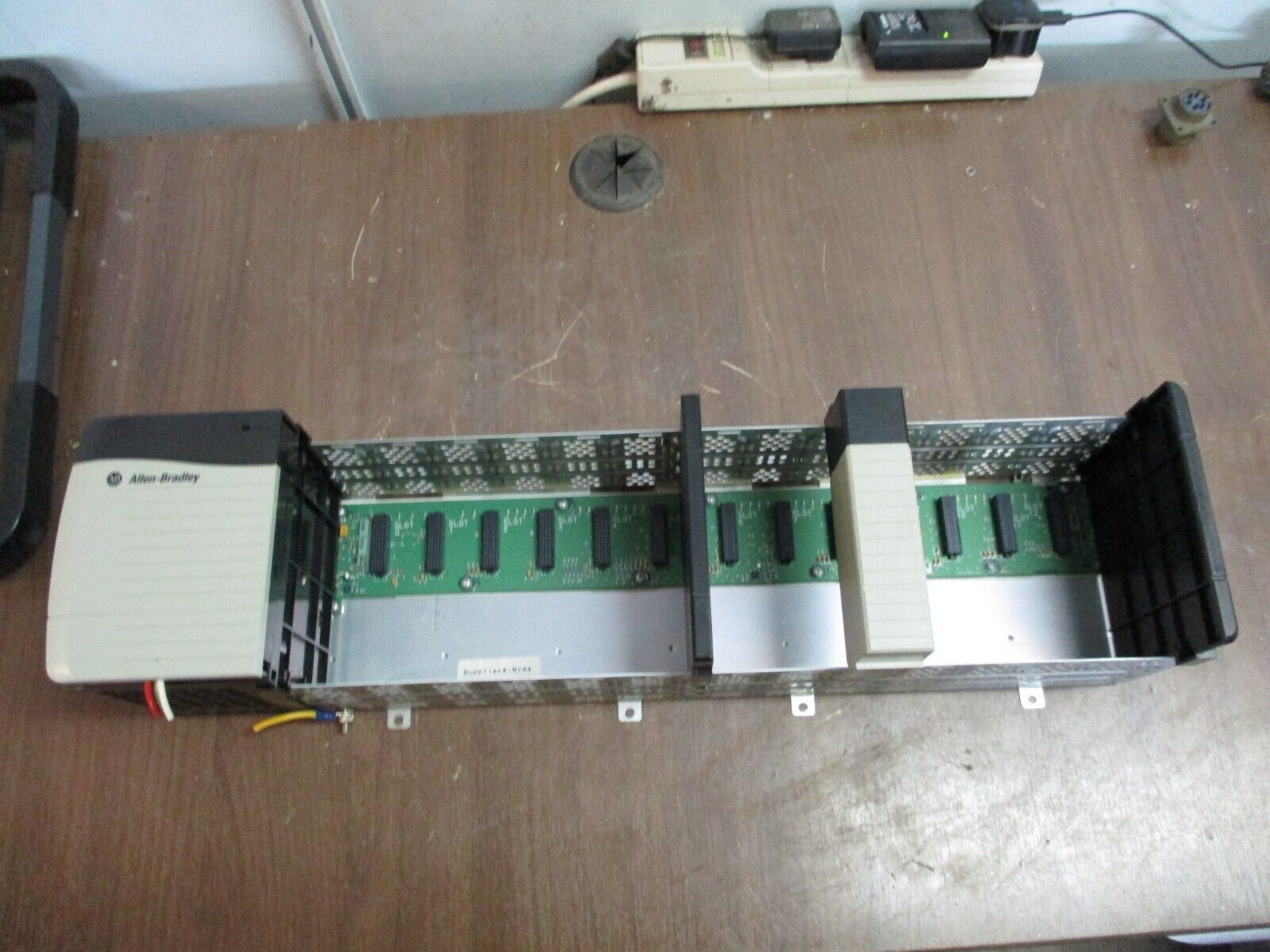 Allen-Bradley 13-Slot Chassis w/ Power Supply 1756-A13B / 1756-PA72C PS Rev. C01