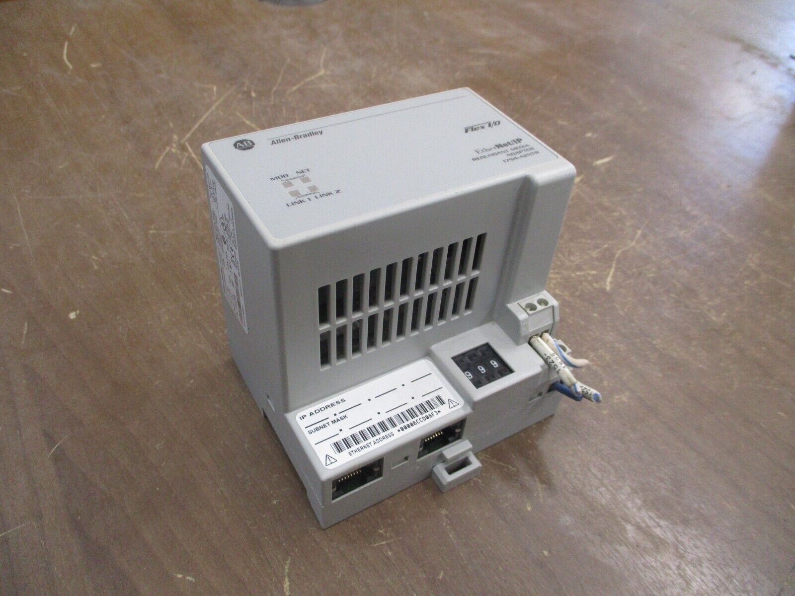 Allen-Bradley Flex I/O EtherNET/IP Redundant Media Adapter Module 1794-AENTR