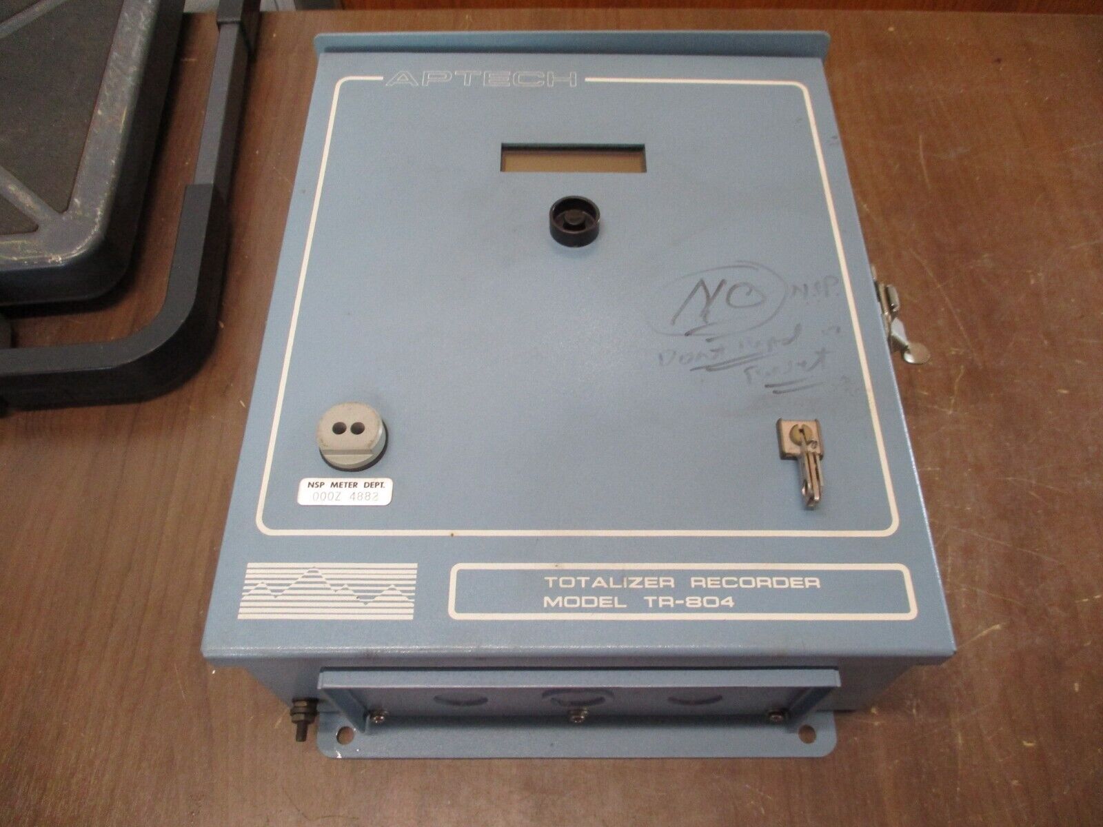 Aptech Totalizer Recorder TR-804 120/240/277V 60Hz Pulse Rate: 10/Sec Used