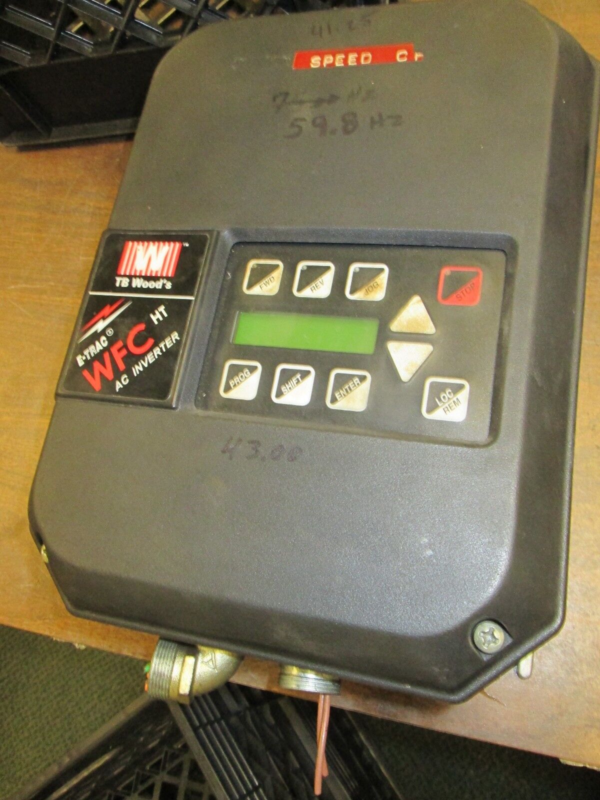 TB Woods WFC HT AC Drive WFC4005-0CHT 5HP Type 12K & 4X Used