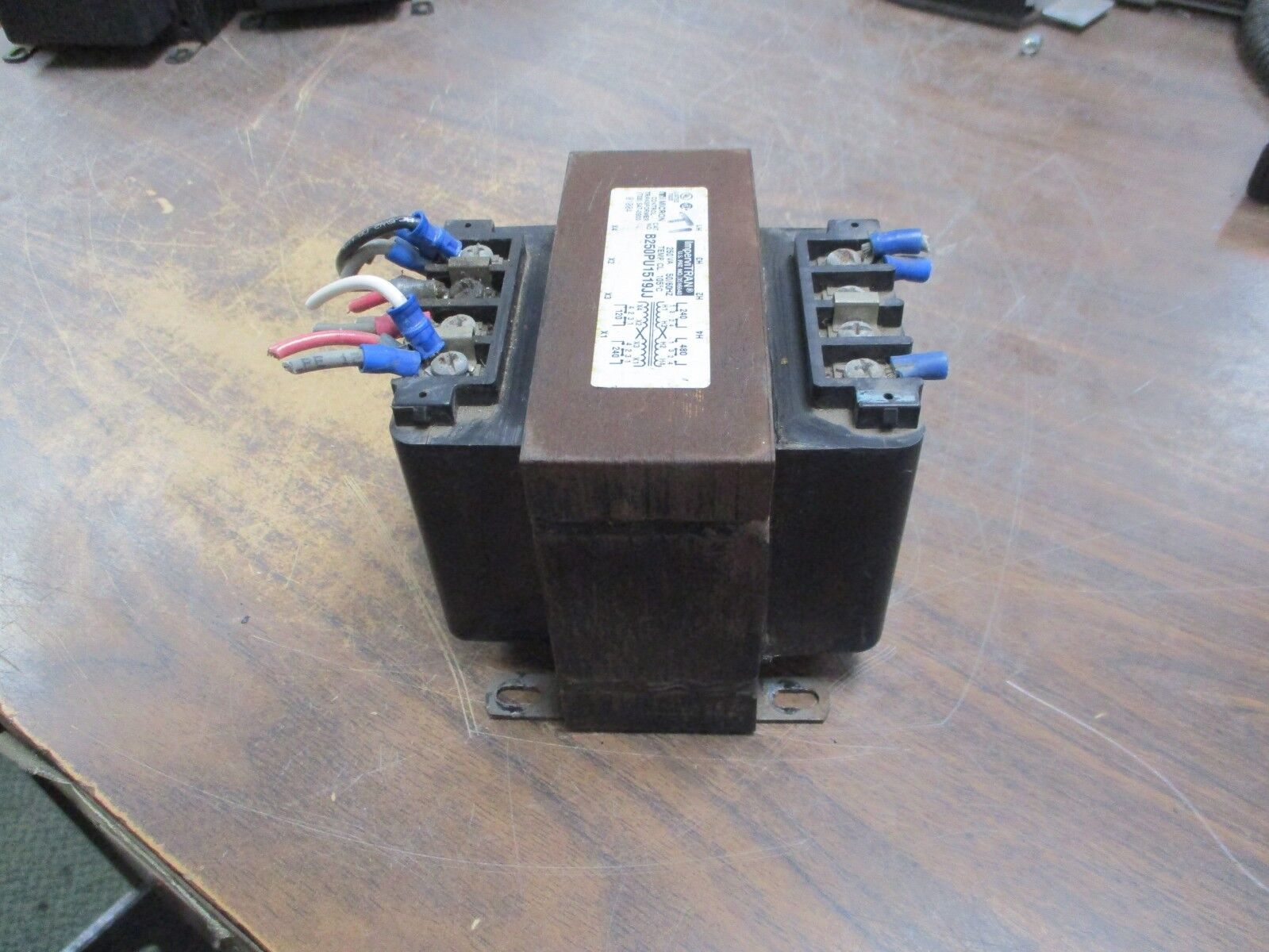 Micron ImperviTRAN Control Transformer B250PU1519JJ 250VA Pri: 240/480V 50/60Hz