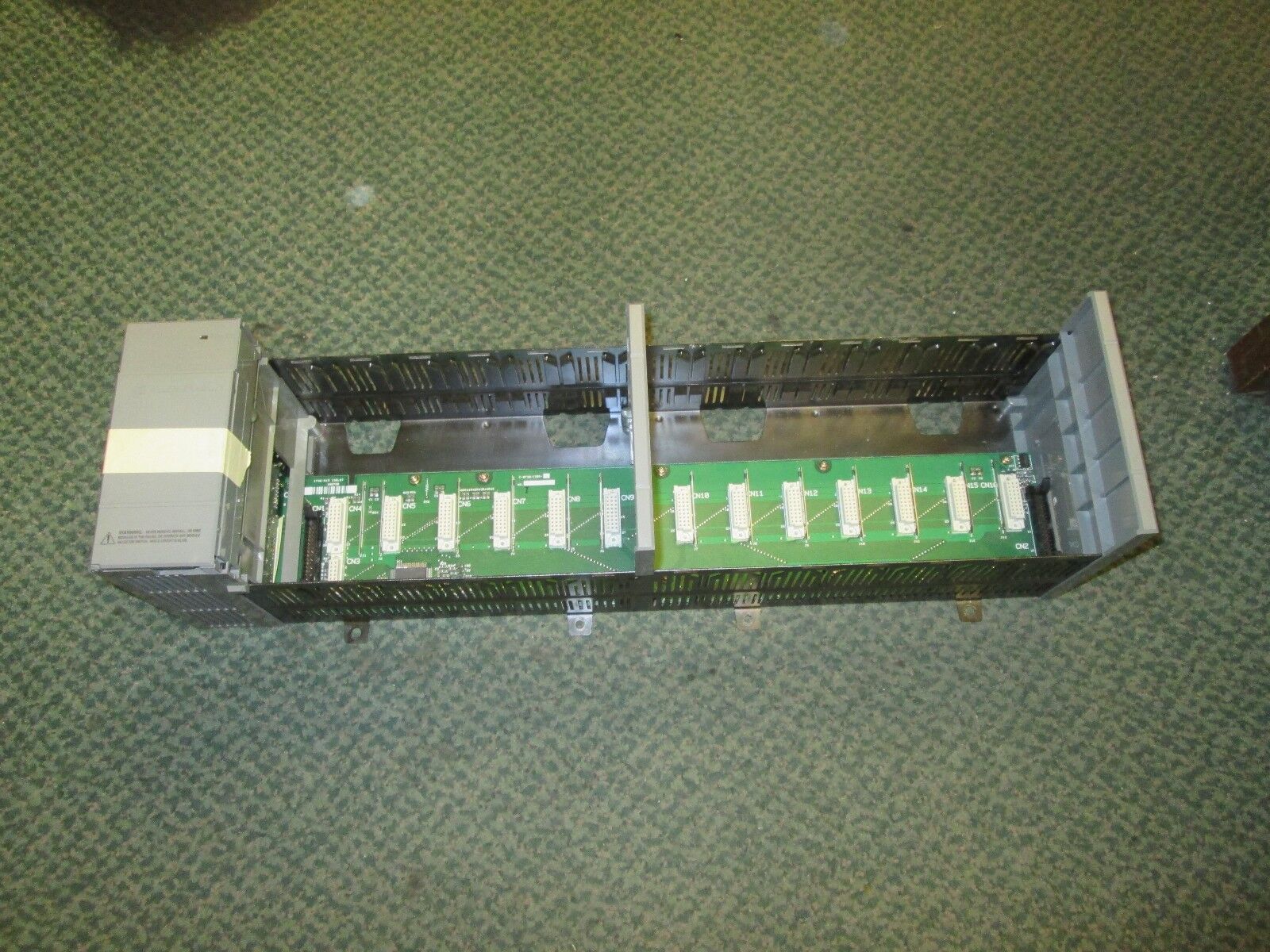 Allen-Bradley SLC500 PLC Rack w/ Power Supply 1746-A13 / 1746-P1 13-Slot Used