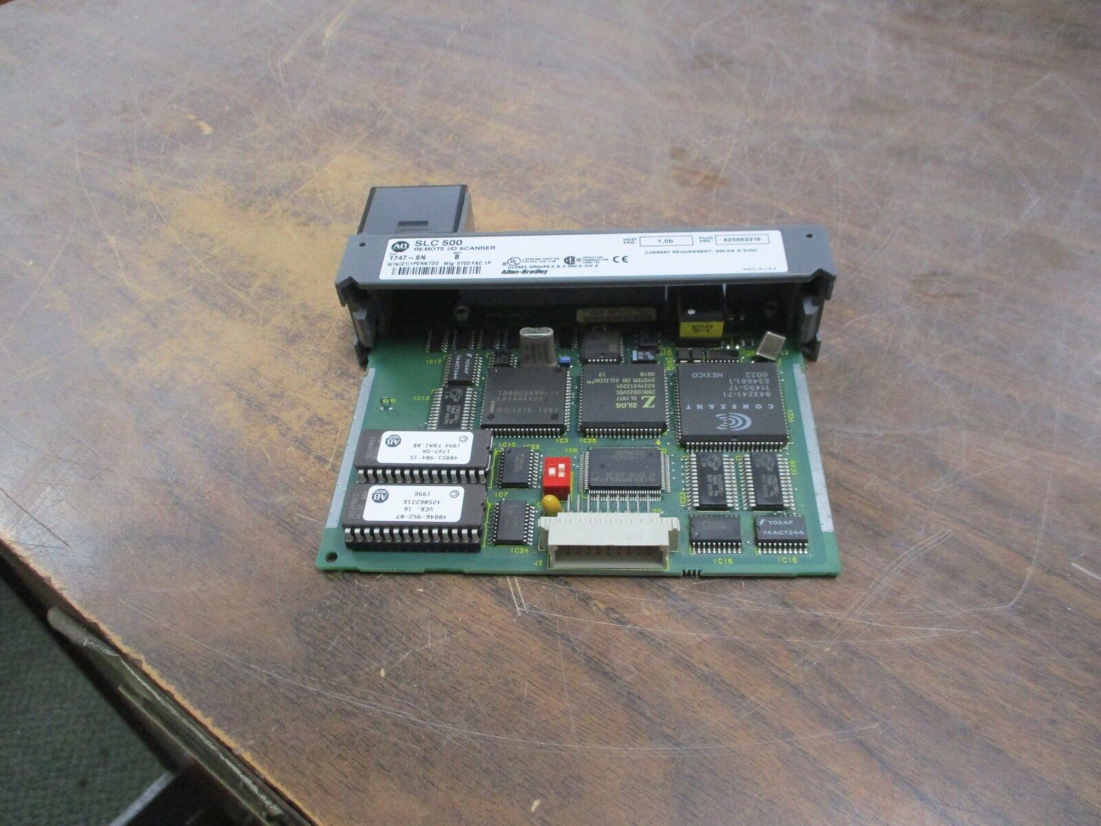 Allen-Bradley SLC500 Remote I/O Scanner 1747-SN Ser. B Host FRN:1.0b Used